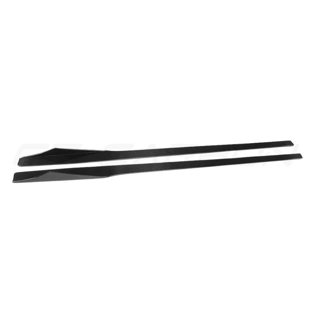 BMW M2/M2C F87 CARBON FIBRE SIDE SKIRTS - MT STYLE-Side Skirts-CT CARBON-CT Carbon - High-quality carbon fiber and gloss black aerodynamic parts for premium sports and luxury vehicles.