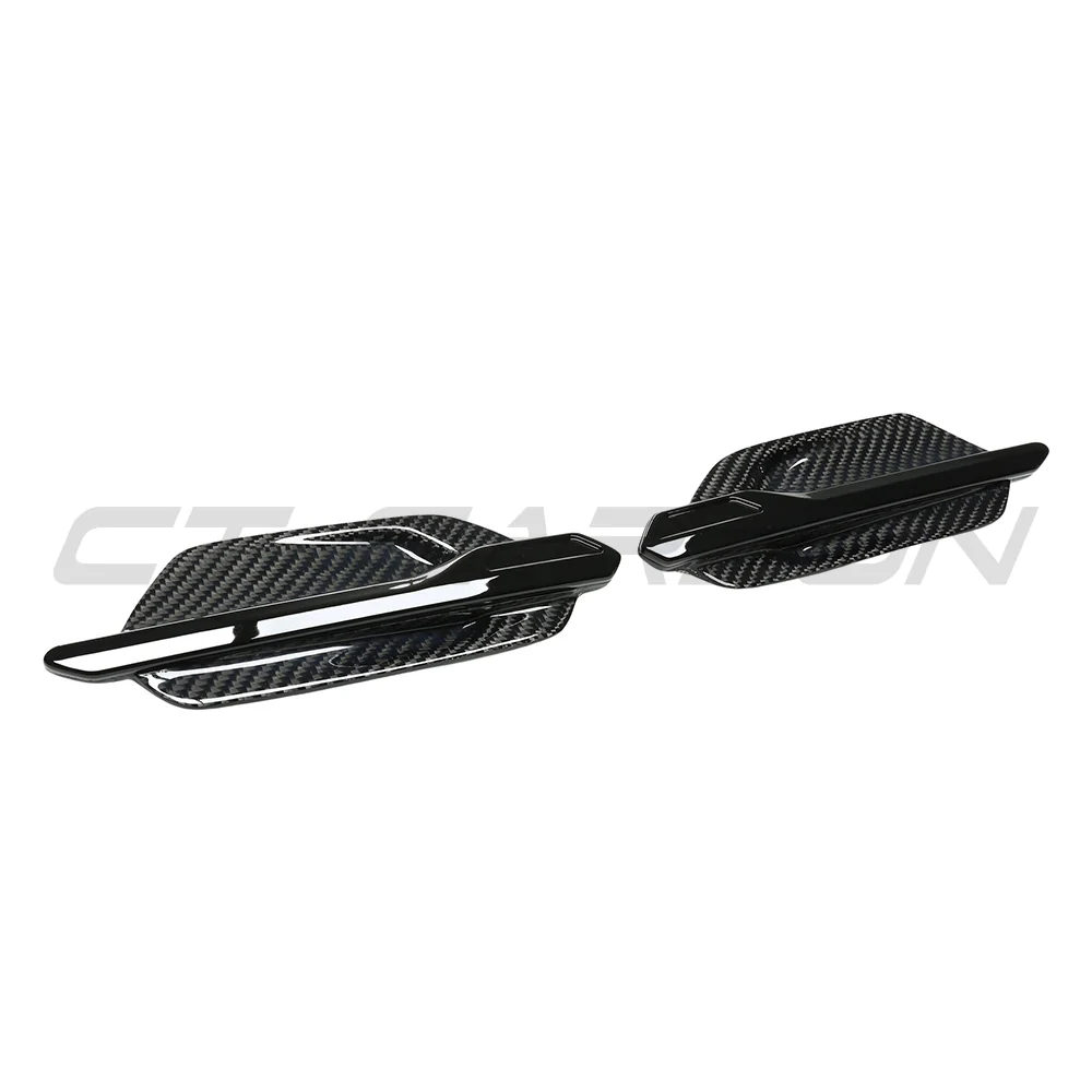 BMW M2 / M2C F87 CARBON FIBRE SIDE VENTS-Accessories-CT CARBON-CT Carbon - High-quality carbon fiber and gloss black aerodynamic parts for premium sports and luxury vehicles.