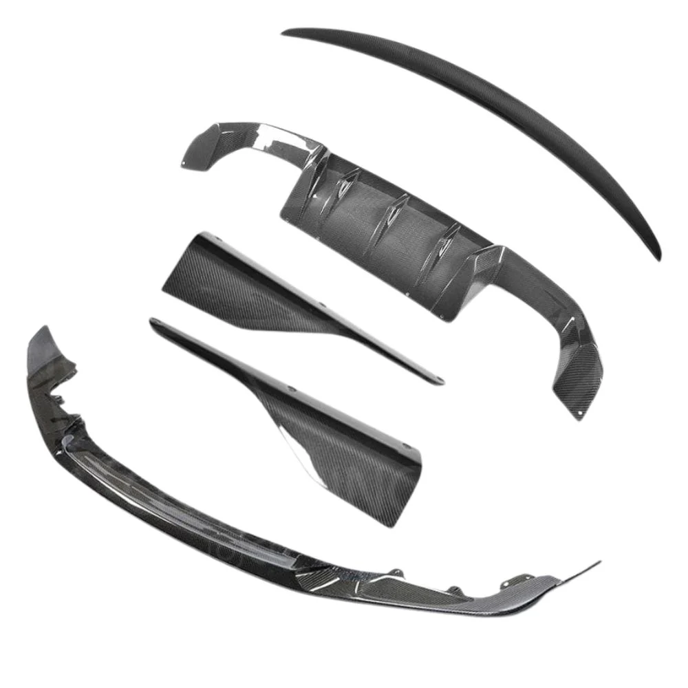 BMW M2C F87 FULL CARBON FIBRE KIT - CS STYLE-Kit-CT CARBON-CT Carbon - High-quality carbon fiber and gloss black aerodynamic parts for premium sports and luxury vehicles.
