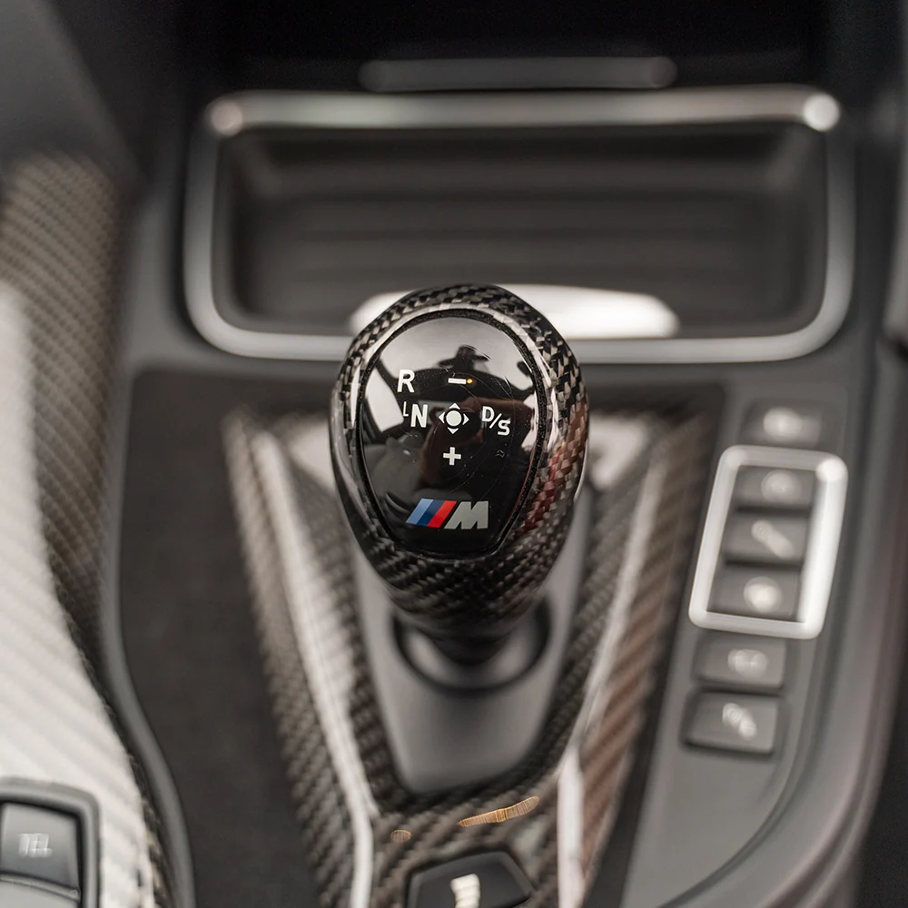 BMW M2/M3/M4/M5/M6 F10/F12/F13/F80/F82/F83/F87 SHIFT KNOB-Accessories-CT CARBON-CT Carbon - High-quality carbon fiber and gloss black aerodynamic parts for premium sports and luxury vehicles.