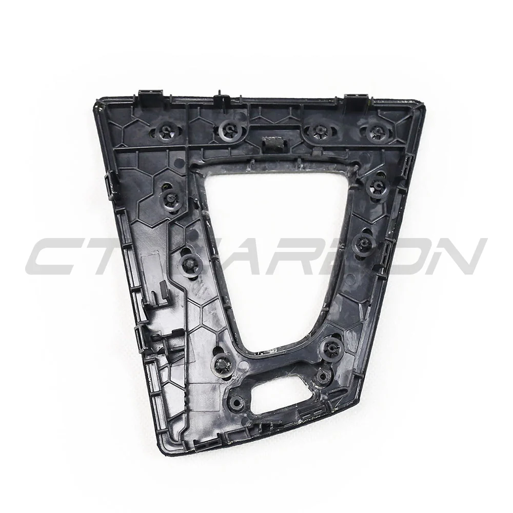 BMW M3/M4 F80/F82/F83/F87 ALCANTARA & CARBON SHIFTER SURROUND (LHD)-Accessories-CT CARBON-CT Carbon - High-quality carbon fiber and gloss black aerodynamic parts for premium sports and luxury vehicles.