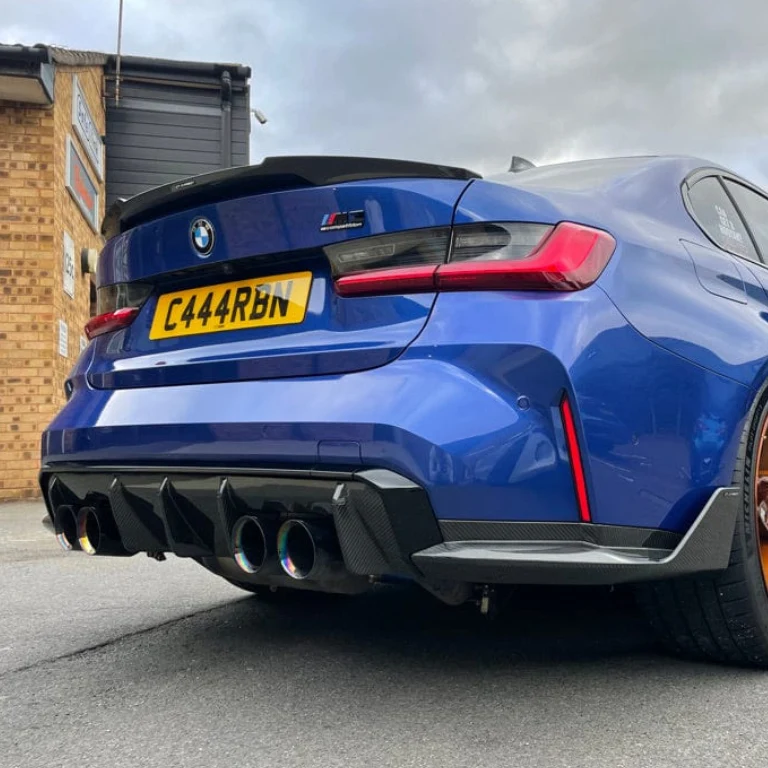CT CARBON Vehicles & Parts BMW M3/3 SERIES G80/G20 WET CARBON FIBRE SPOILER - V STYLE