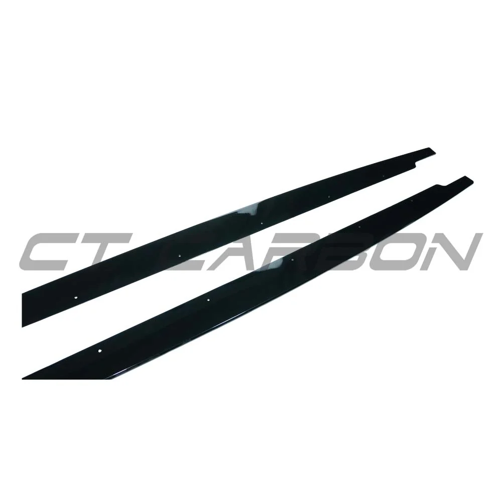 BMW M3 E90 2006-2013 GLOSS BLACK SIDE SKIRTS - V2