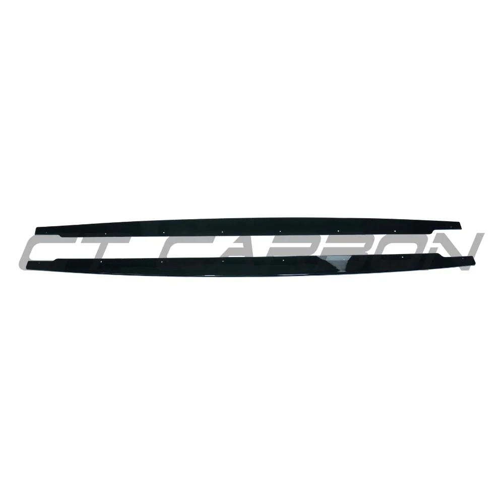 BMW M3 E90 2006-2013 GLOSS BLACK SIDE SKIRTS - V2