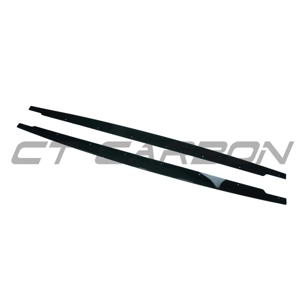BMW M3 E90 2006-2013 GLOSS BLACK SIDE SKIRTS - V2