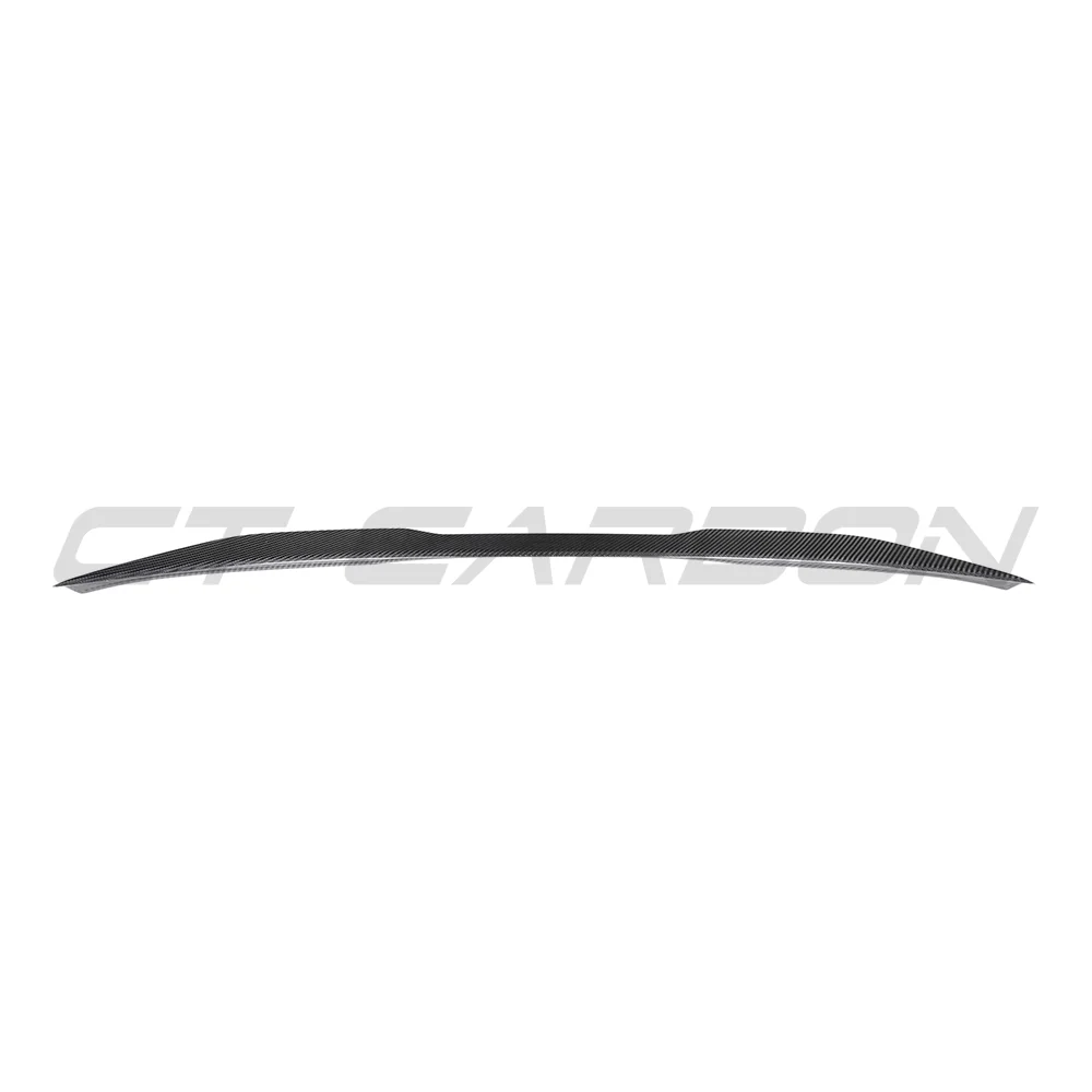 BMW M3 F80 & F30 3 SERIES PRE-PREG CARBON FIBRE SPOILER - V2-Spoiler-CT CARBON-CT Carbon - High-quality carbon fiber and gloss black aerodynamic parts for premium sports and luxury vehicles.