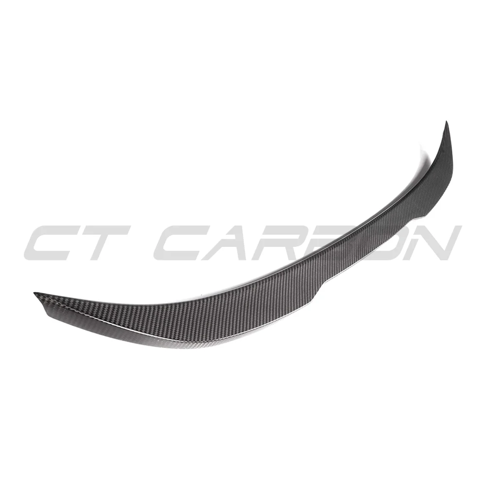 BMW M3 F80 & F30 3 SERIES PRE-PREG CARBON FIBRE SPOILER - V2-Spoiler-CT CARBON-CT Carbon - High-quality carbon fiber and gloss black aerodynamic parts for premium sports and luxury vehicles.