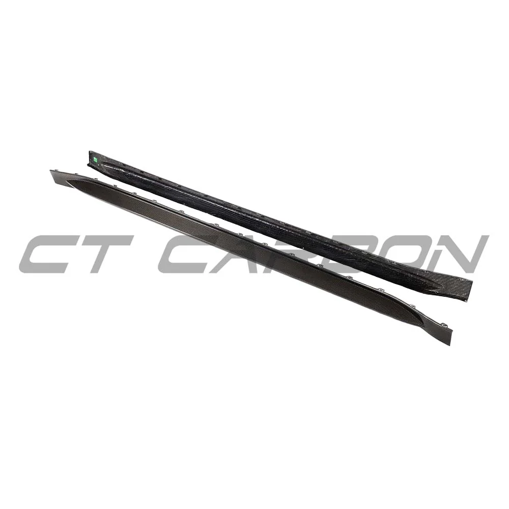 BMW M3 G80/G81 CARBON FIBRE SIDE SKIRT REPLACEMENT & EXTENSION - CT DESIGN