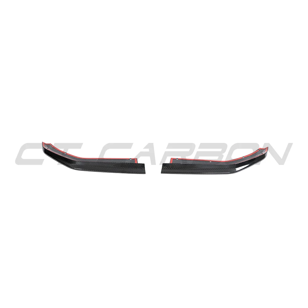 BMW M4 G82/G83 CARBON FIBRE REAR CORNER EXTENSIONS - CT DESIGN-Accessories-CT CARBON-CT Carbon - High-quality carbon fiber and gloss black aerodynamic parts for premium sports and luxury vehicles.