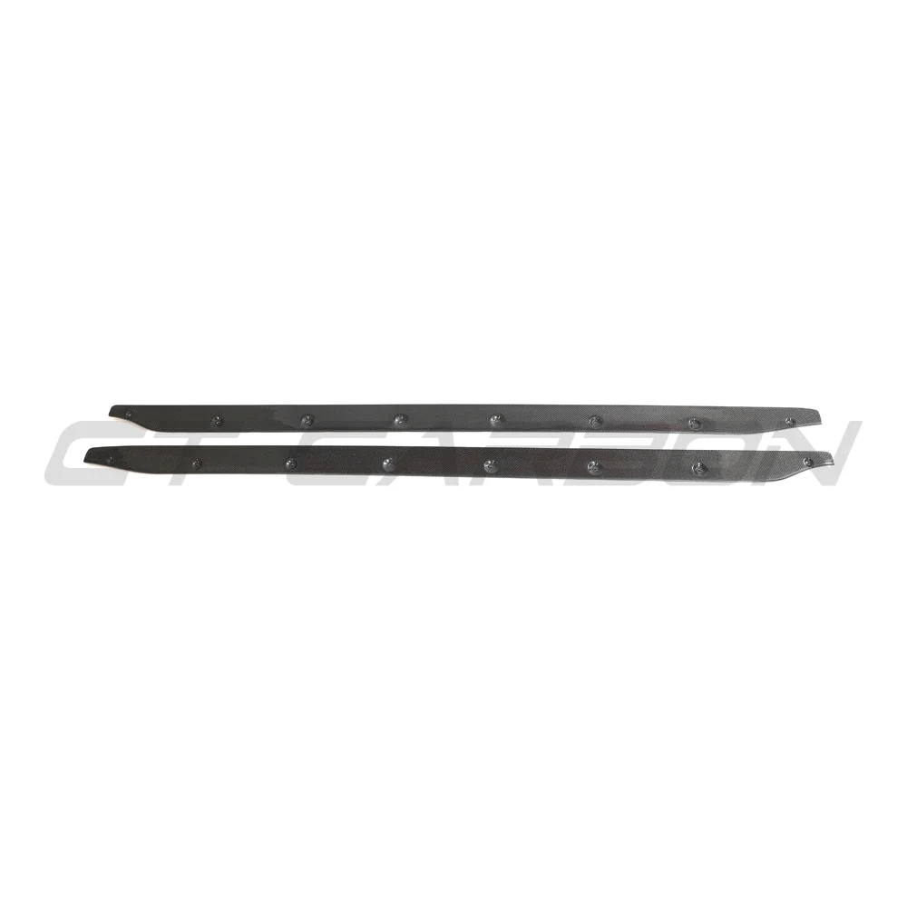 BMW M3 G80/G81 CARBON FIBRE SIDE SKIRT EXTENSIONS-Side Skirts-CT CARBON-CT Carbon - High-quality carbon fiber and gloss black aerodynamic parts for premium sports and luxury vehicles.