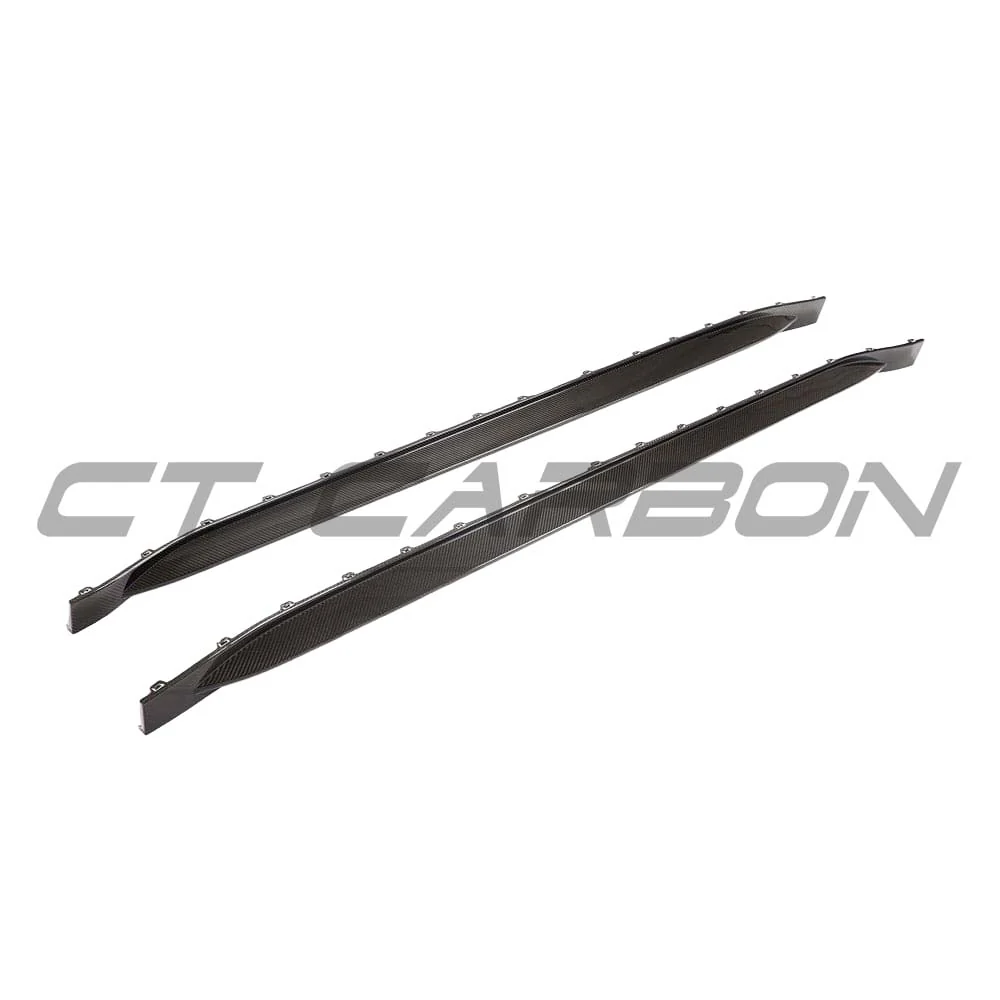 BMW M3 G80/G81 CARBON FIBRE SIDE SKIRT REPLACEMENT - V4 - CT DESIGN