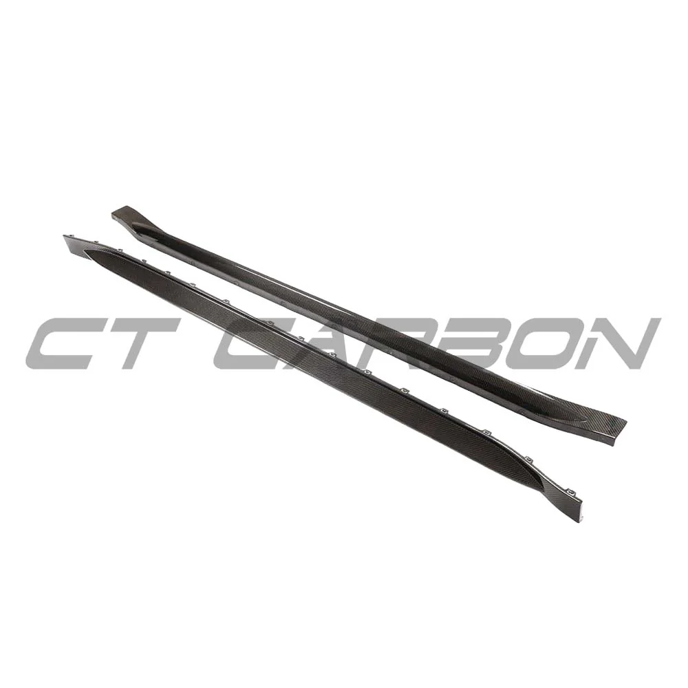 BMW M3 G80/G81 CARBON FIBRE SIDE SKIRT REPLACEMENT - V4 - CT DESIGN