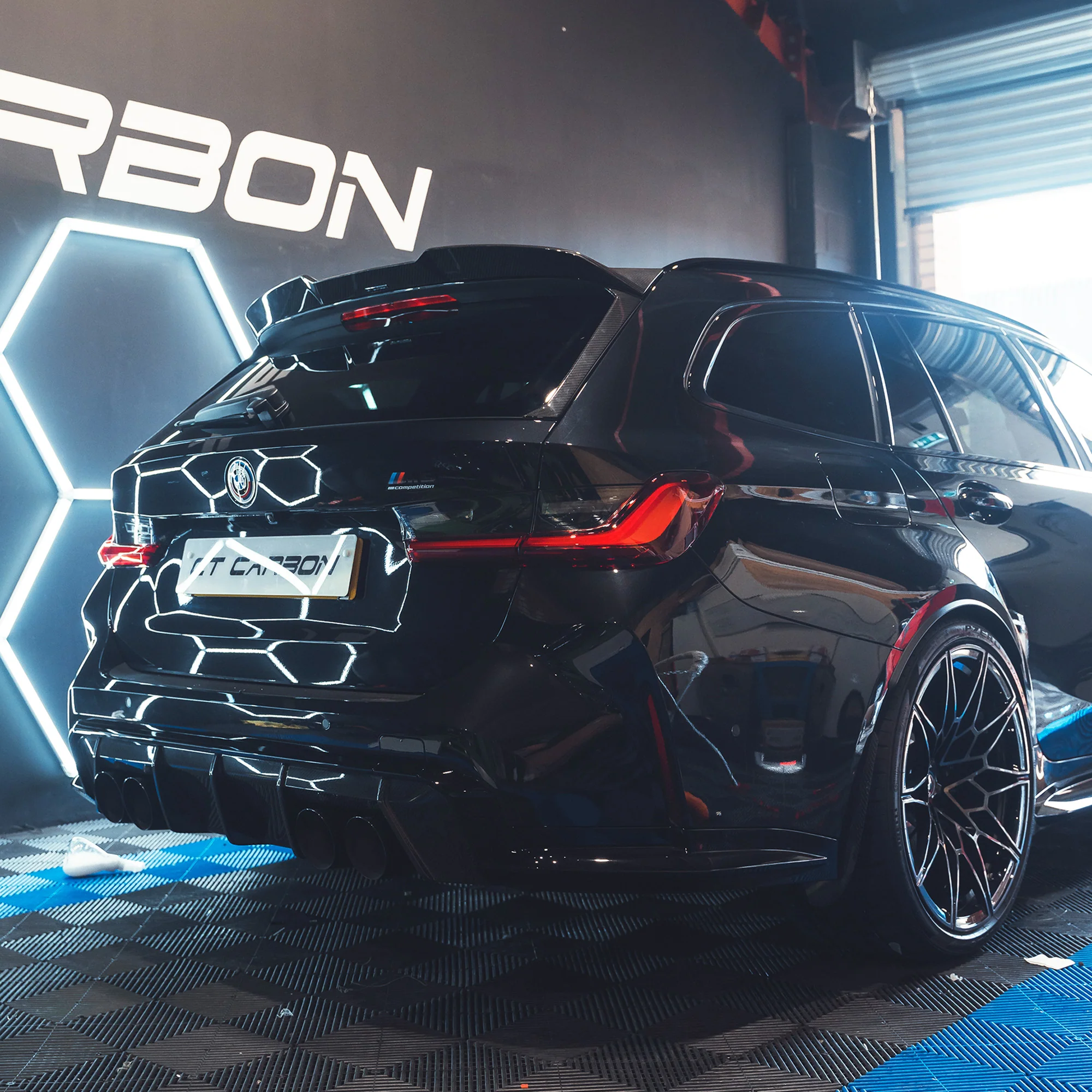 BMW M3 G81 CARBON FIBRE SPOILER - CT DESIGN-Spoiler-CT CARBON-CT Carbon - High-quality carbon fiber and gloss black aerodynamic parts for premium sports and luxury vehicles.