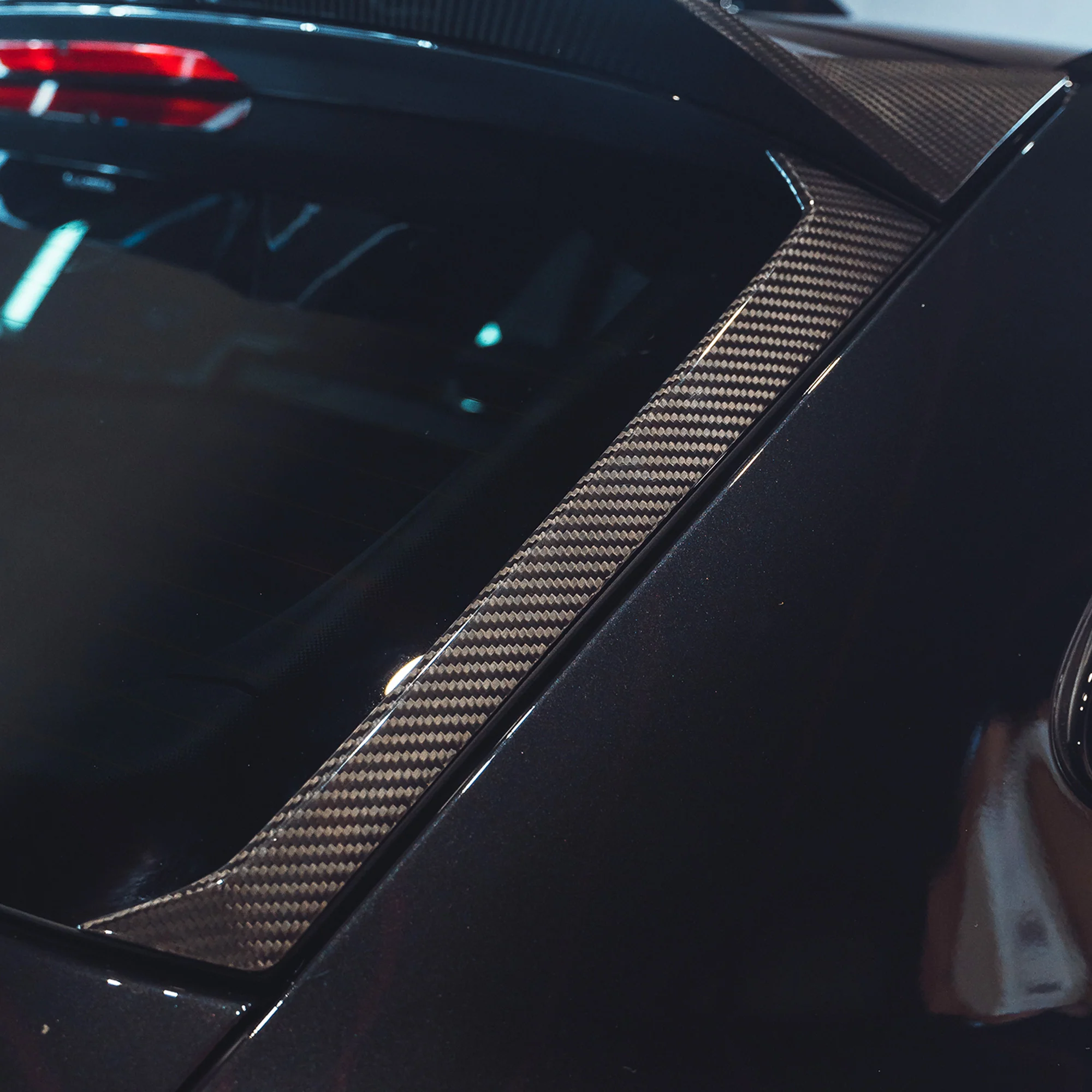 BMW M3 G81 CARBON FIBRE SPOILER - CT DESIGN-Spoiler-CT CARBON-CT Carbon - High-quality carbon fiber and gloss black aerodynamic parts for premium sports and luxury vehicles.