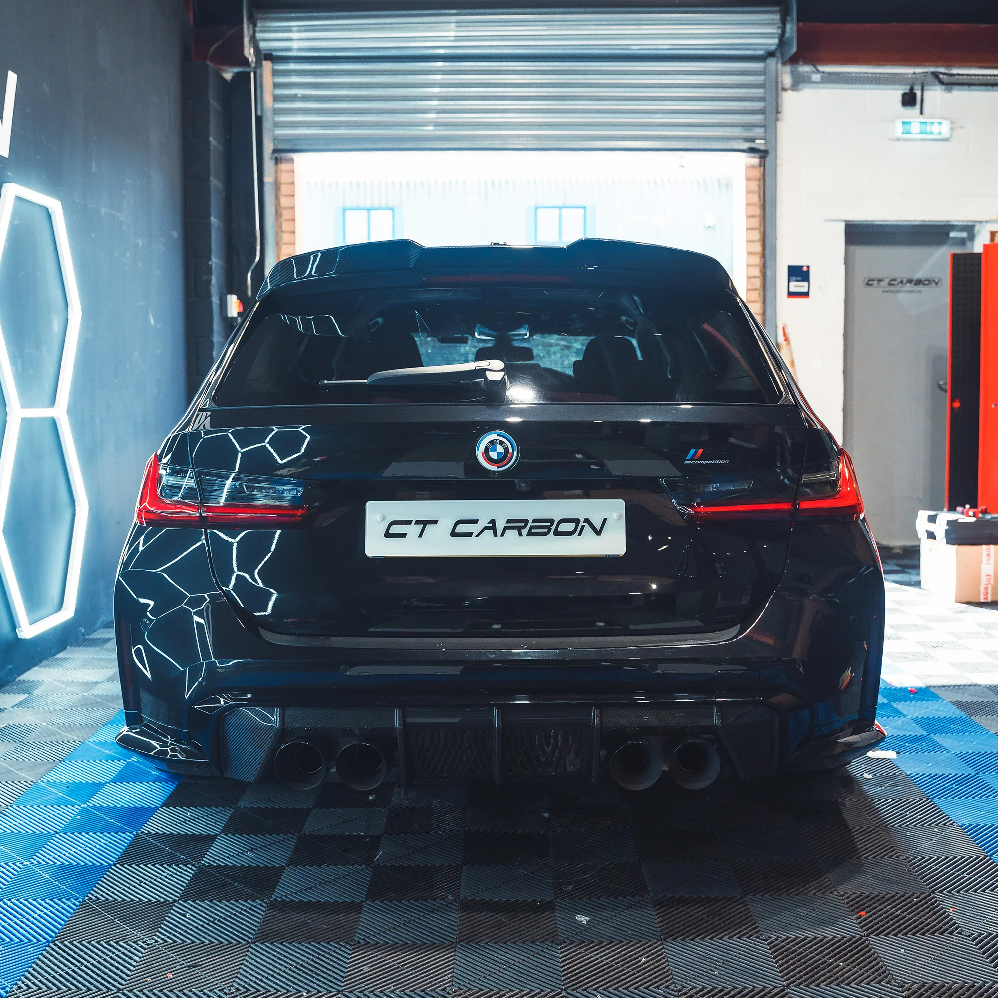 BMW M3 G81 CARBON FIBRE SPOILER - CT DESIGN-Spoiler-CT CARBON-CT Carbon - High-quality carbon fiber and gloss black aerodynamic parts for premium sports and luxury vehicles.