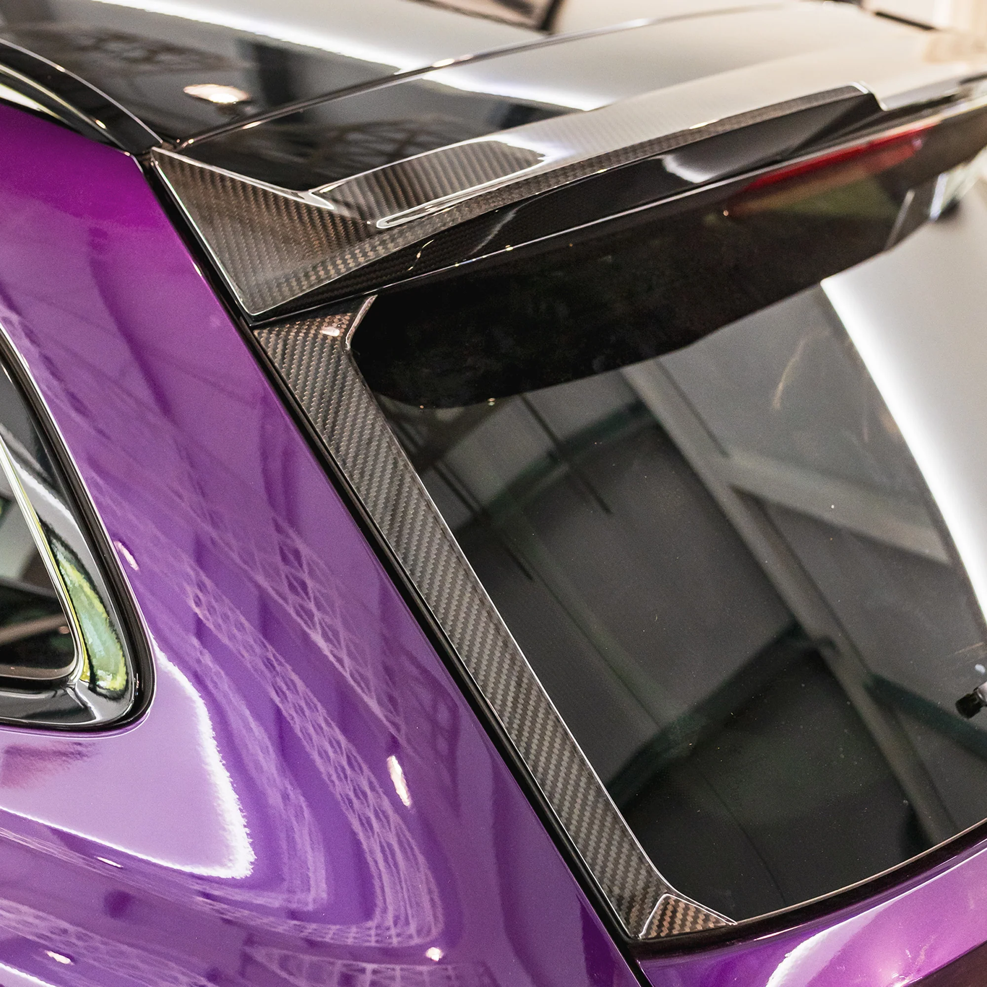 BMW M3 G81 CARBON FIBRE SPOILER - CT DESIGN-Spoiler-CT CARBON-CT Carbon - High-quality carbon fiber and gloss black aerodynamic parts for premium sports and luxury vehicles.