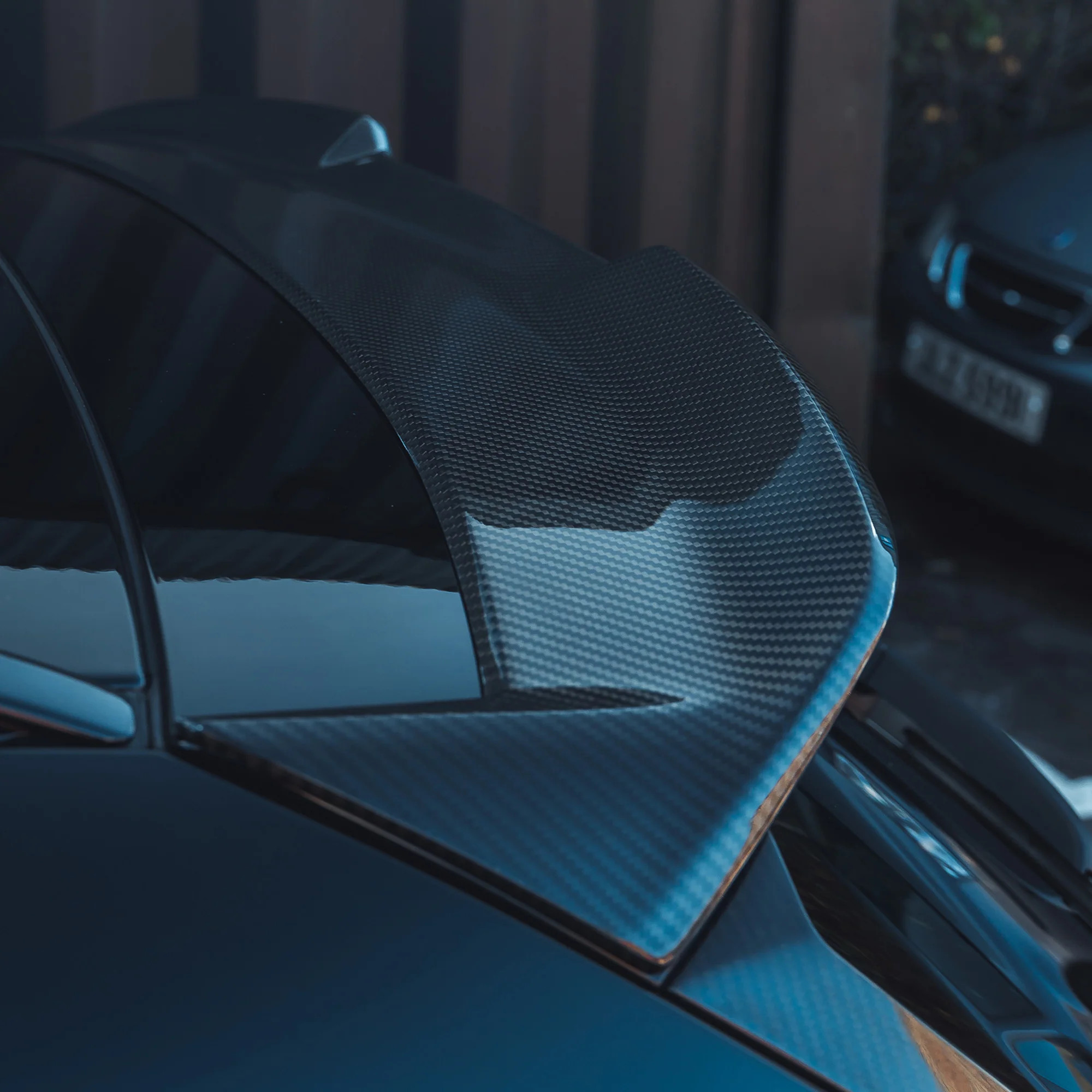 BMW M3 G81 CARBON FIBRE SPOILER - CT DESIGN V2-Spoiler-CT CARBON-CT Carbon - High-quality carbon fiber and gloss black aerodynamic parts for premium sports and luxury vehicles.