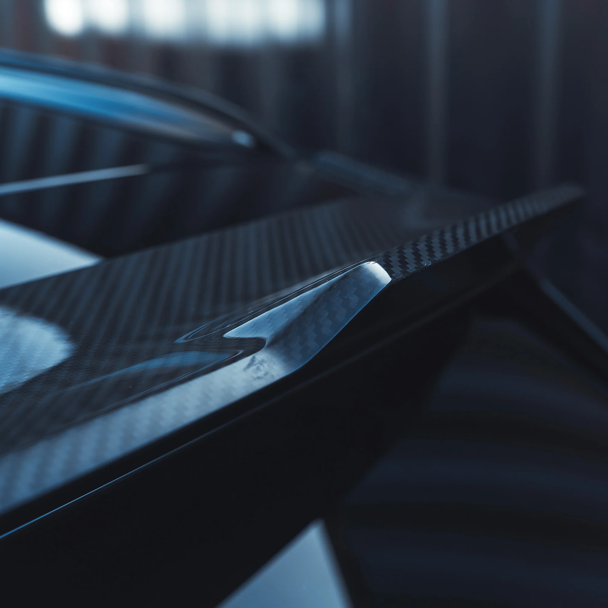 BMW M3 G81 CARBON FIBRE SPOILER - CT DESIGN V2-Spoiler-CT CARBON-CT Carbon - High-quality carbon fiber and gloss black aerodynamic parts for premium sports and luxury vehicles.