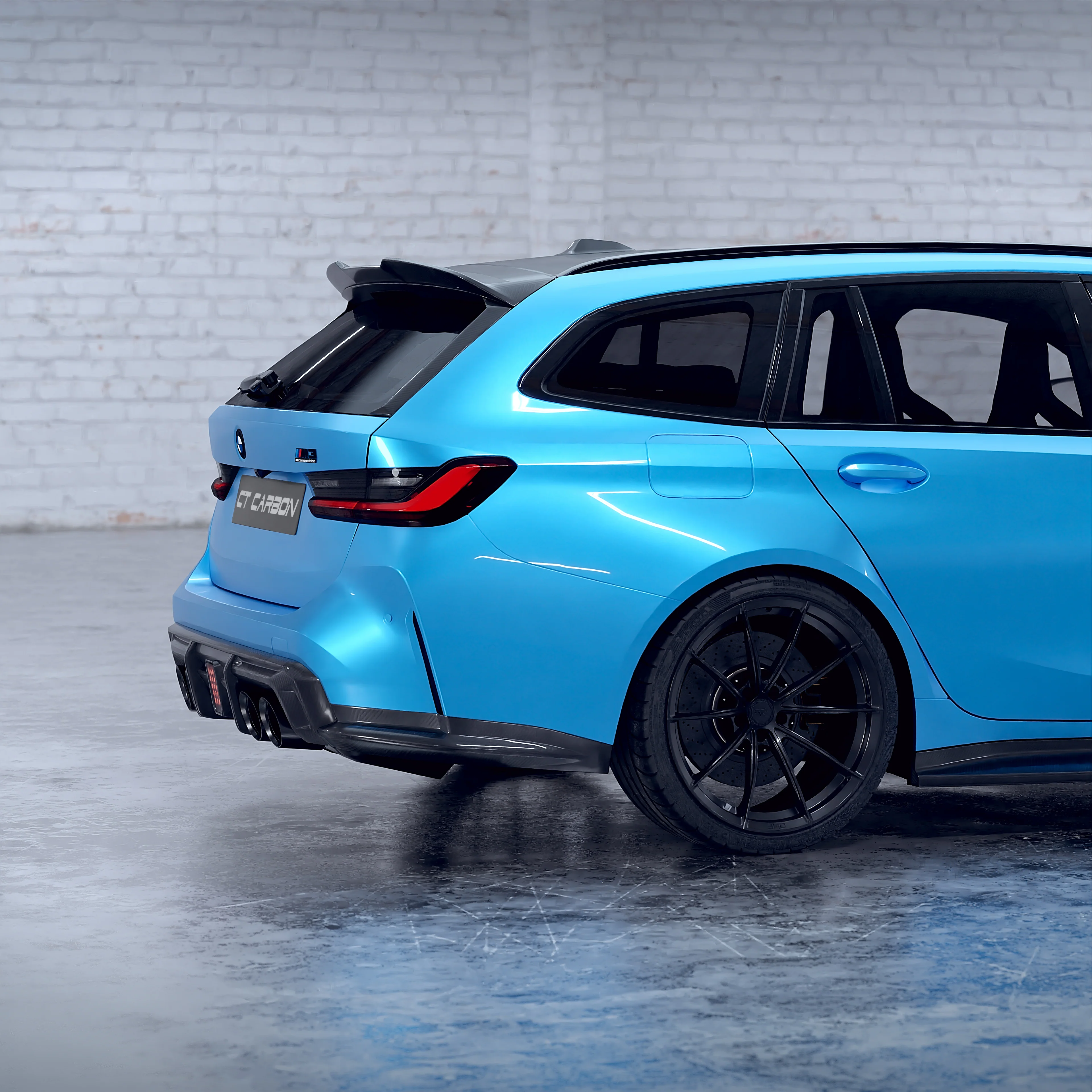 BMW M3 G81 CARBON FIBRE SPOILER - CT DESIGN V2-Spoiler-CT CARBON-CT Carbon - High-quality carbon fiber and gloss black aerodynamic parts for premium sports and luxury vehicles.
