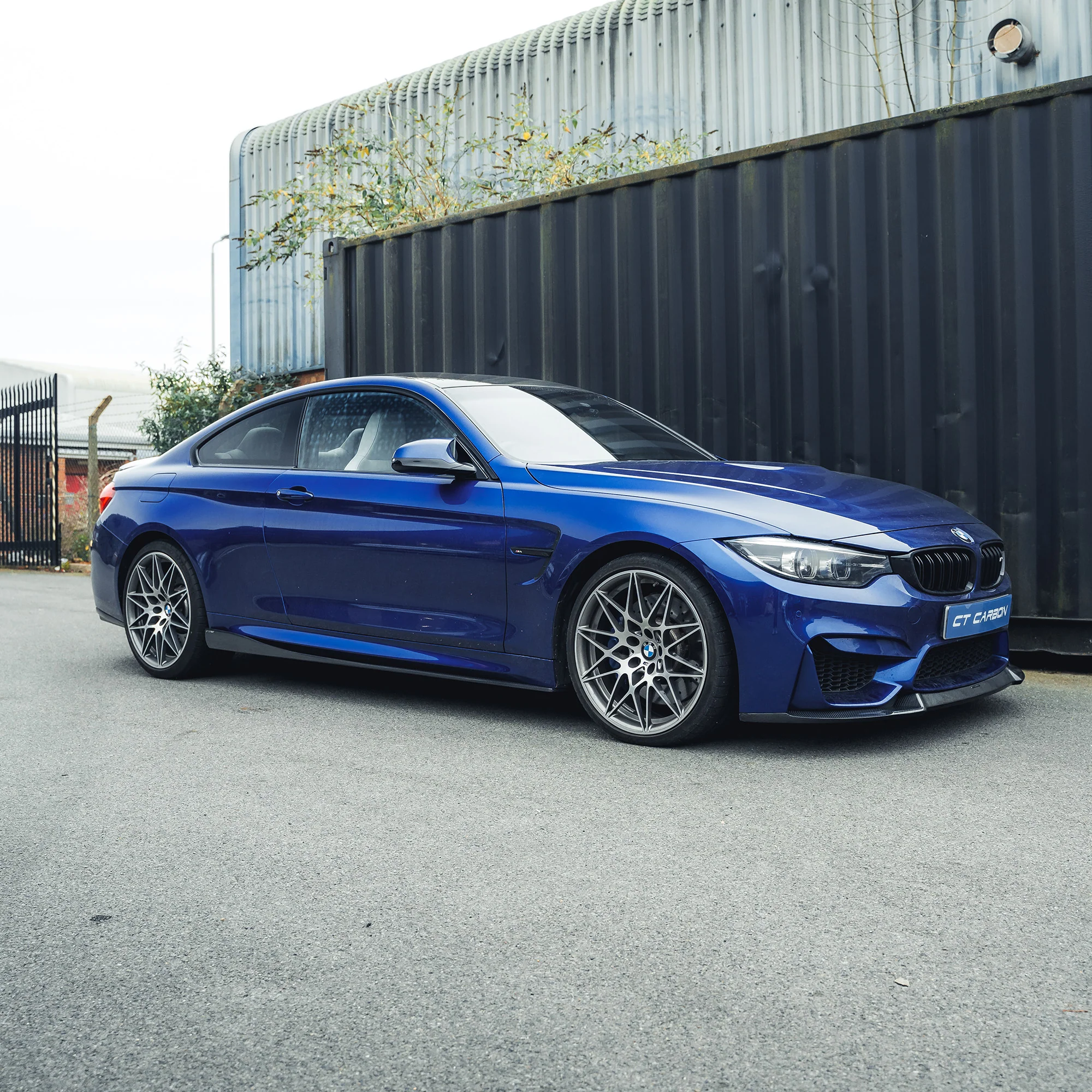 BMW M3/M4 (F80 F82 F83) CARBON FIBRE SIDE SKIRTS - 3D STYLE-Side Skirts-CT CARBON-CT Carbon - High-quality carbon fiber and gloss black aerodynamic parts for premium sports and luxury vehicles.