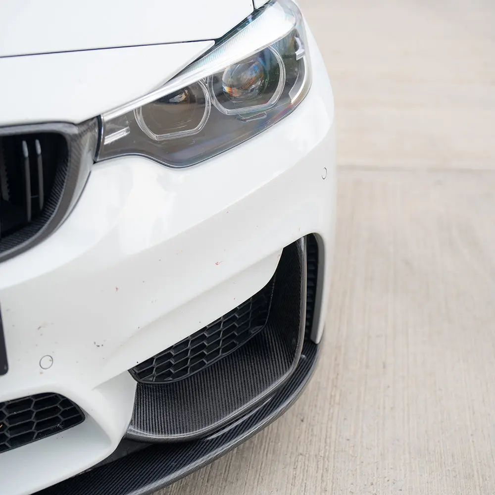 BMW M3/M4 F80/F82/F83 CARBON FIBRE SPLITTER (3 PIECE) - MP STYLE