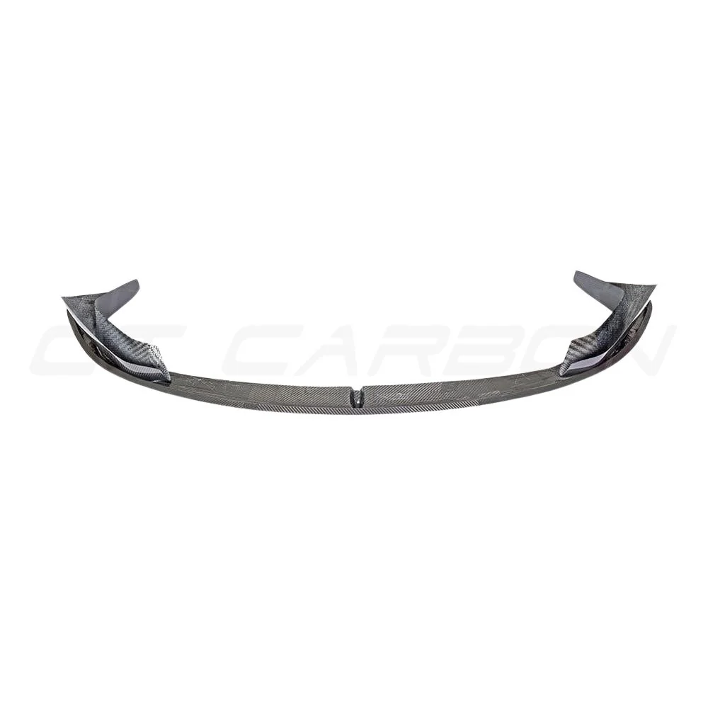 BMW M3/M4 (F80 F82 F83) CARBON FIBRE SPLITTER (NO CANARDS) - MP STYLE-Splitter-CT CARBON-CT Carbon - High-quality carbon fiber and gloss black aerodynamic parts for premium sports and luxury vehicles.