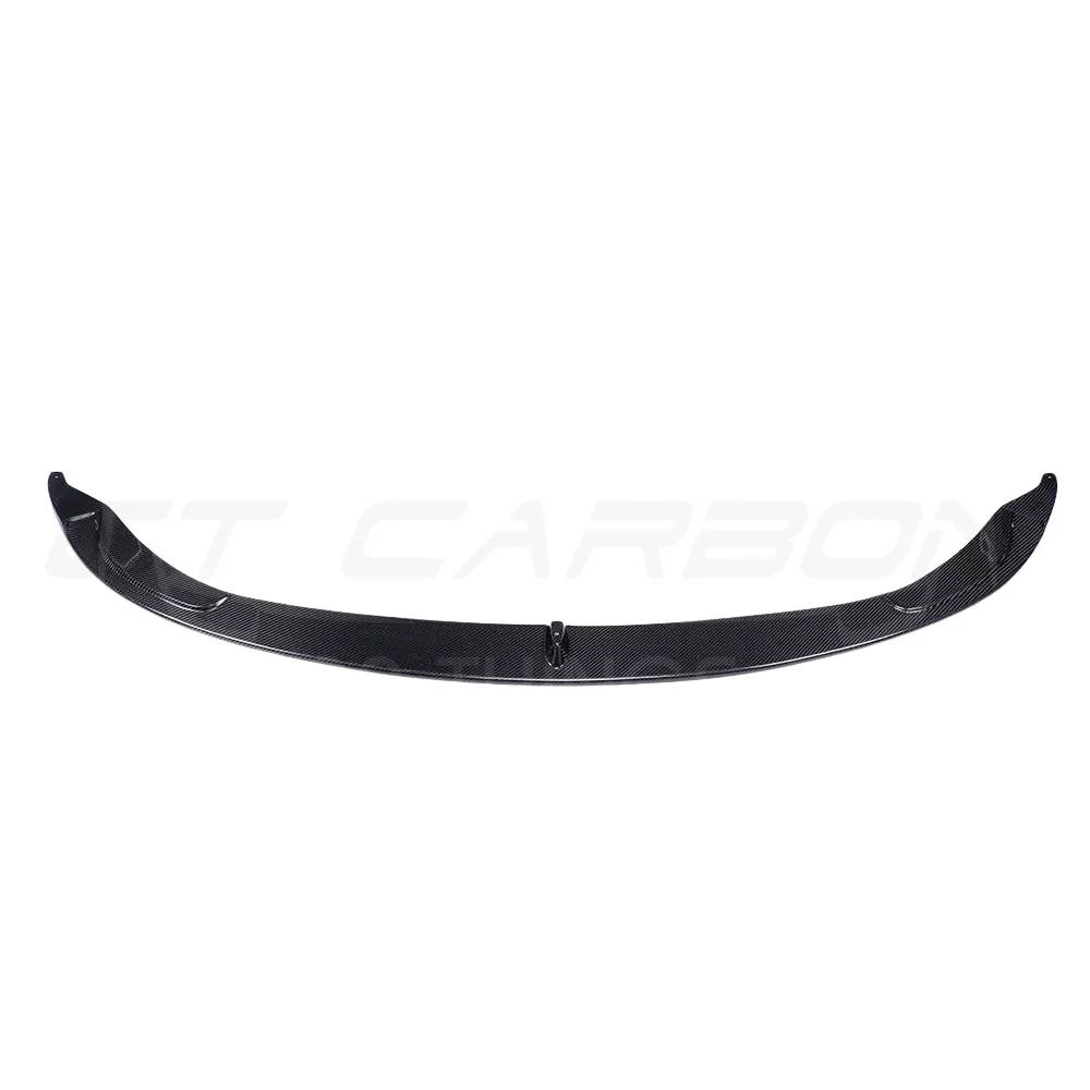 BMW M3/M4 (F80 F82 F83) CARBON FIBRE SPLITTER (NO CANARDS) - MP STYLE-Splitter-CT CARBON-CT Carbon - High-quality carbon fiber and gloss black aerodynamic parts for premium sports and luxury vehicles.