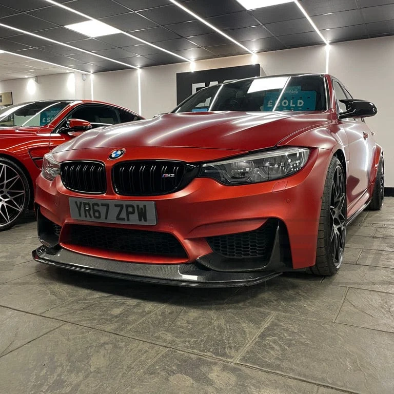 CT CARBON Splitter BMW M3/M4 (F80 F82 F83) CARBON FIBRE SPLITTER - GTS STYLE