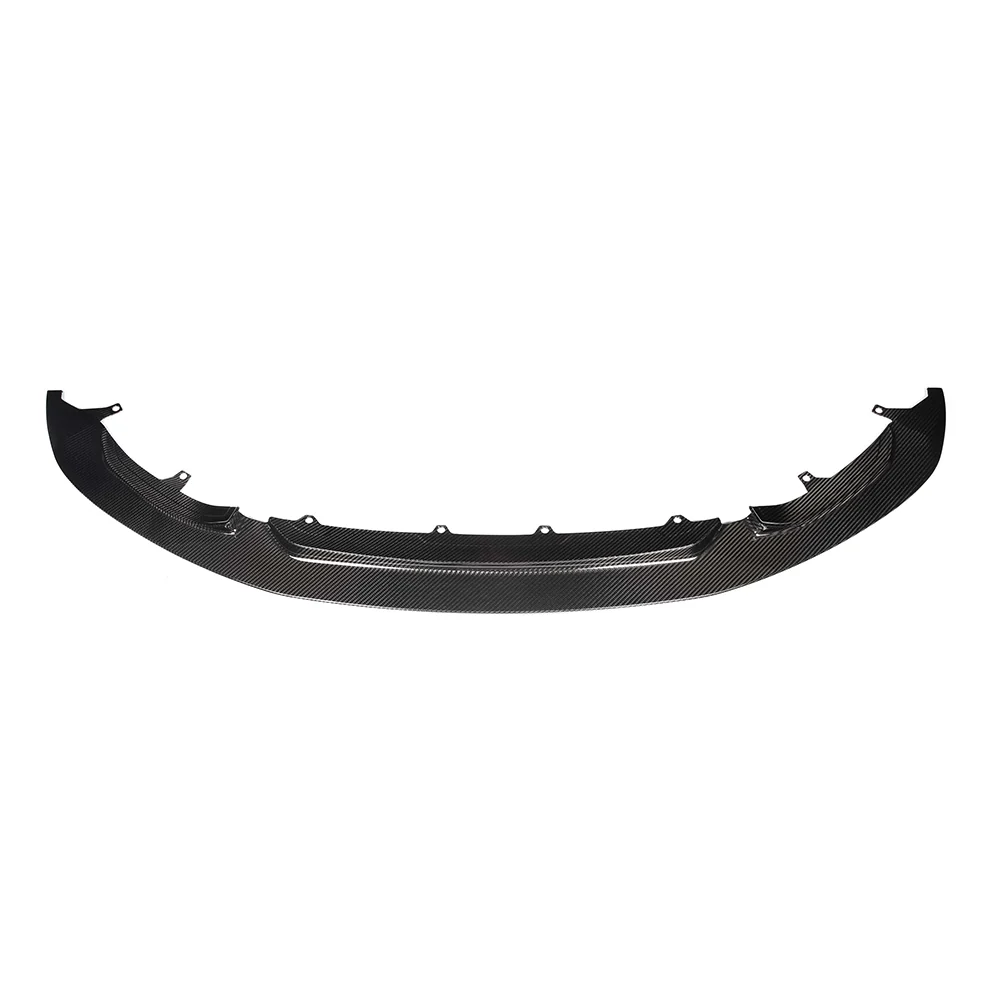 BMW M3/M4 (F80 F82 F83) PRE-PREG CARBON FIBRE SPLITTER - GT STYLE-Splitter-CT CARBON-CT Carbon - High-quality carbon fiber and gloss black aerodynamic parts for premium sports and luxury vehicles.