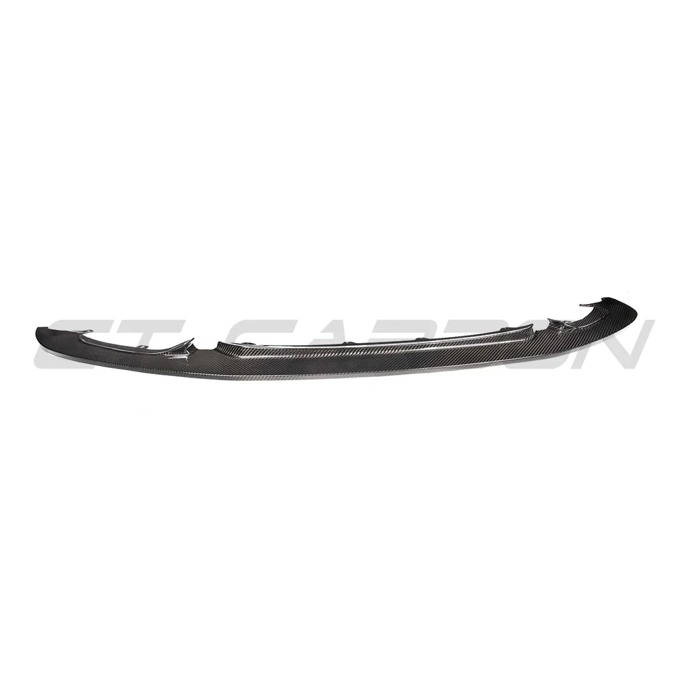 BMW M3/M4 (F80 F82 F83) PRE-PREG CARBON FIBRE SPLITTER - GT STYLE-Splitter-CT CARBON-CT Carbon - High-quality carbon fiber and gloss black aerodynamic parts for premium sports and luxury vehicles.