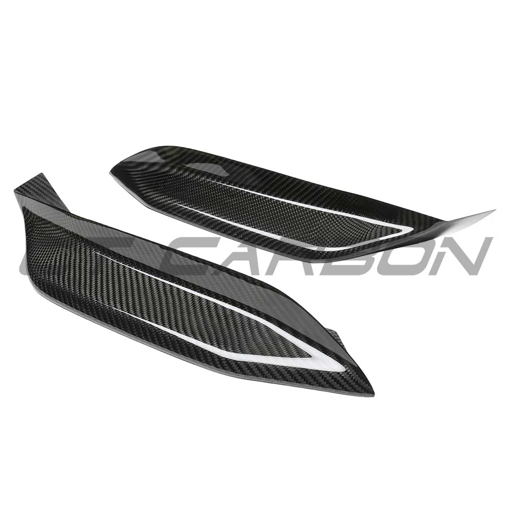 BMW M3/M4 (F80 F82 F83) 2014-2020 UPPER FRONT CARBON FIBRE CANARDS