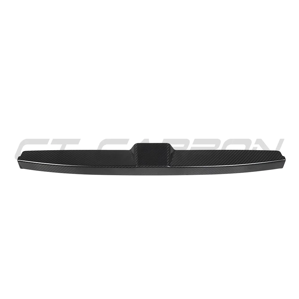 Product graphic for the CT Carbon BMW M3/M4 G80/G81/G82/G83 Carbon Fibre Foam Cover, showcasing the high-quality pre-preg carbon fibre finish for the engine bay.