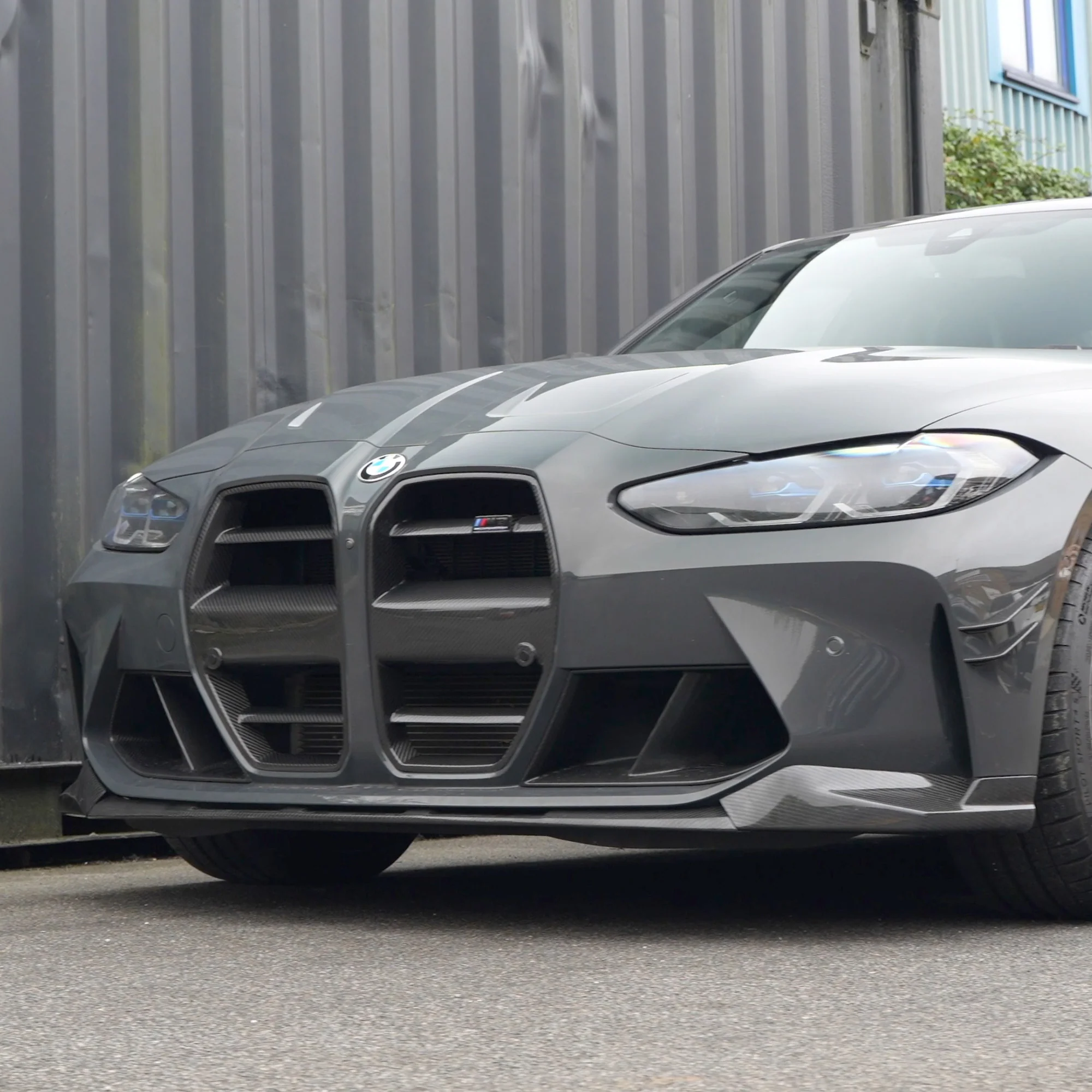 BMW M3/M4 G80/G81/G82/G83 CARBON FIBRE GRILLE WITHOUT ACC - GT STYLE-Grille-CT CARBON-CT Carbon - High-quality carbon fiber and gloss black aerodynamic parts for premium sports and luxury vehicles.