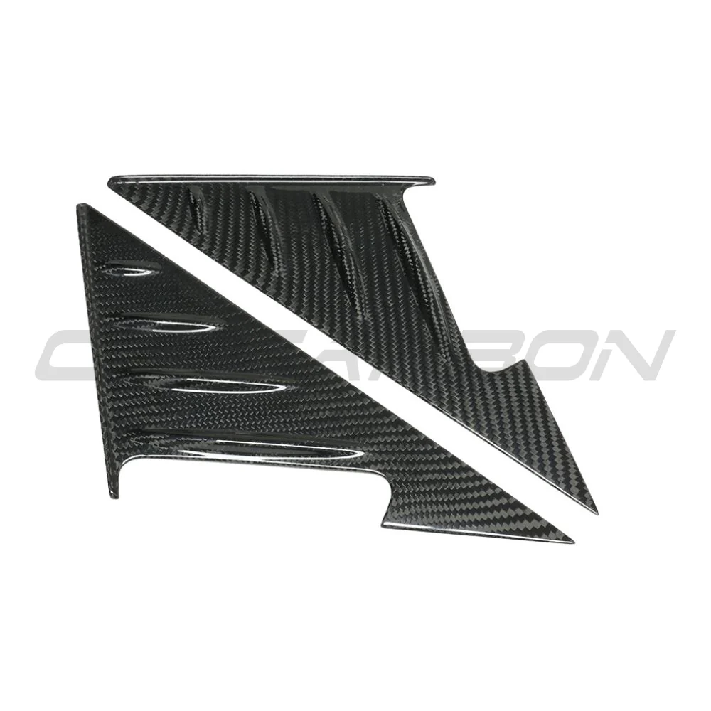BMW M4 G82/G83 CARBON FIBRE MIRROR PILLAR TRIM-Accessories-CT CARBON-CT Carbon - High-quality carbon fiber and gloss black aerodynamic parts for premium sports and luxury vehicles.