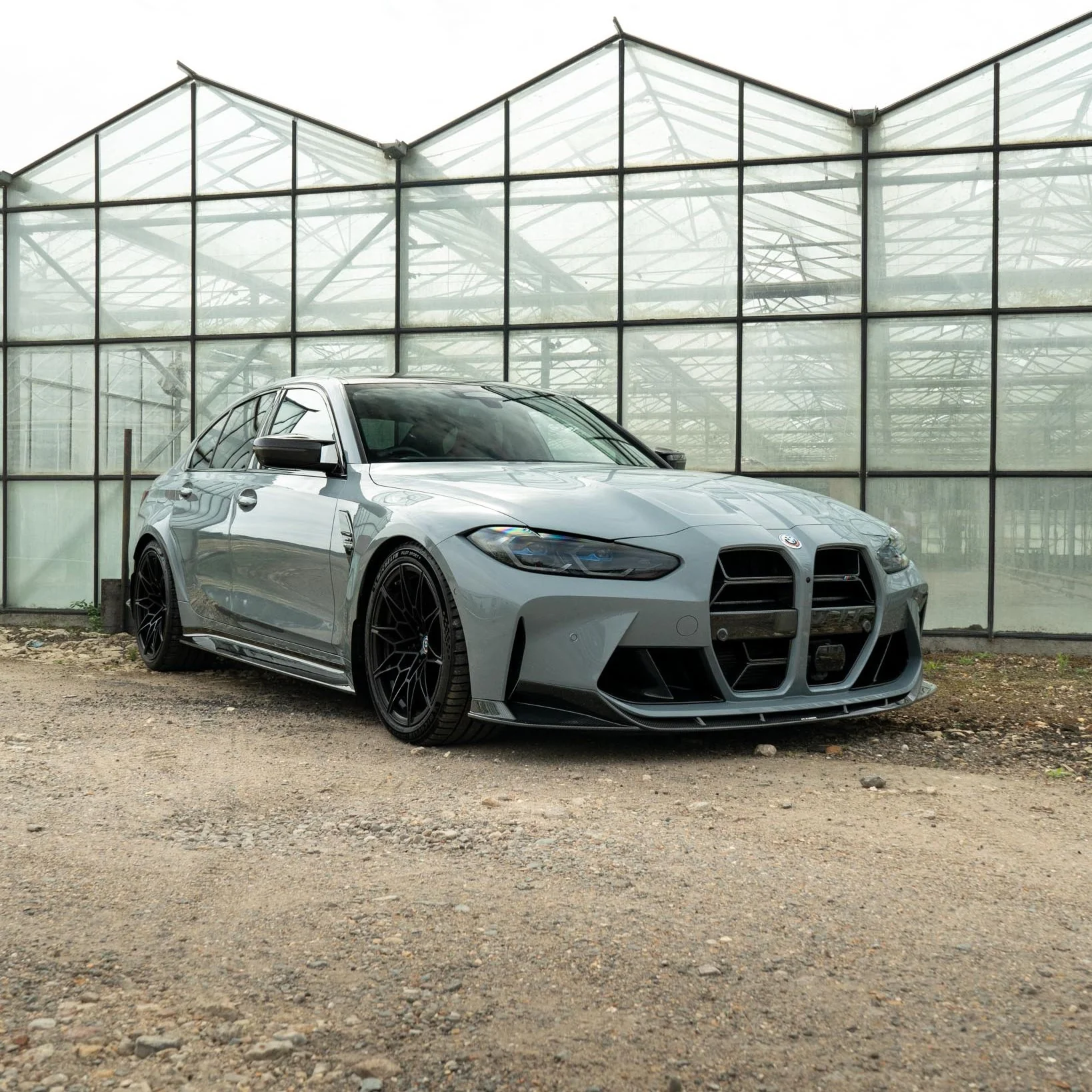 BMW M3/M4 G80/G81/G82/G83 CARBON FIBRE SPLITTER - CT DESIGN-Splitter-CT CARBON-CT Carbon - High-quality carbon fiber and gloss black aerodynamic parts for premium sports and luxury vehicles.