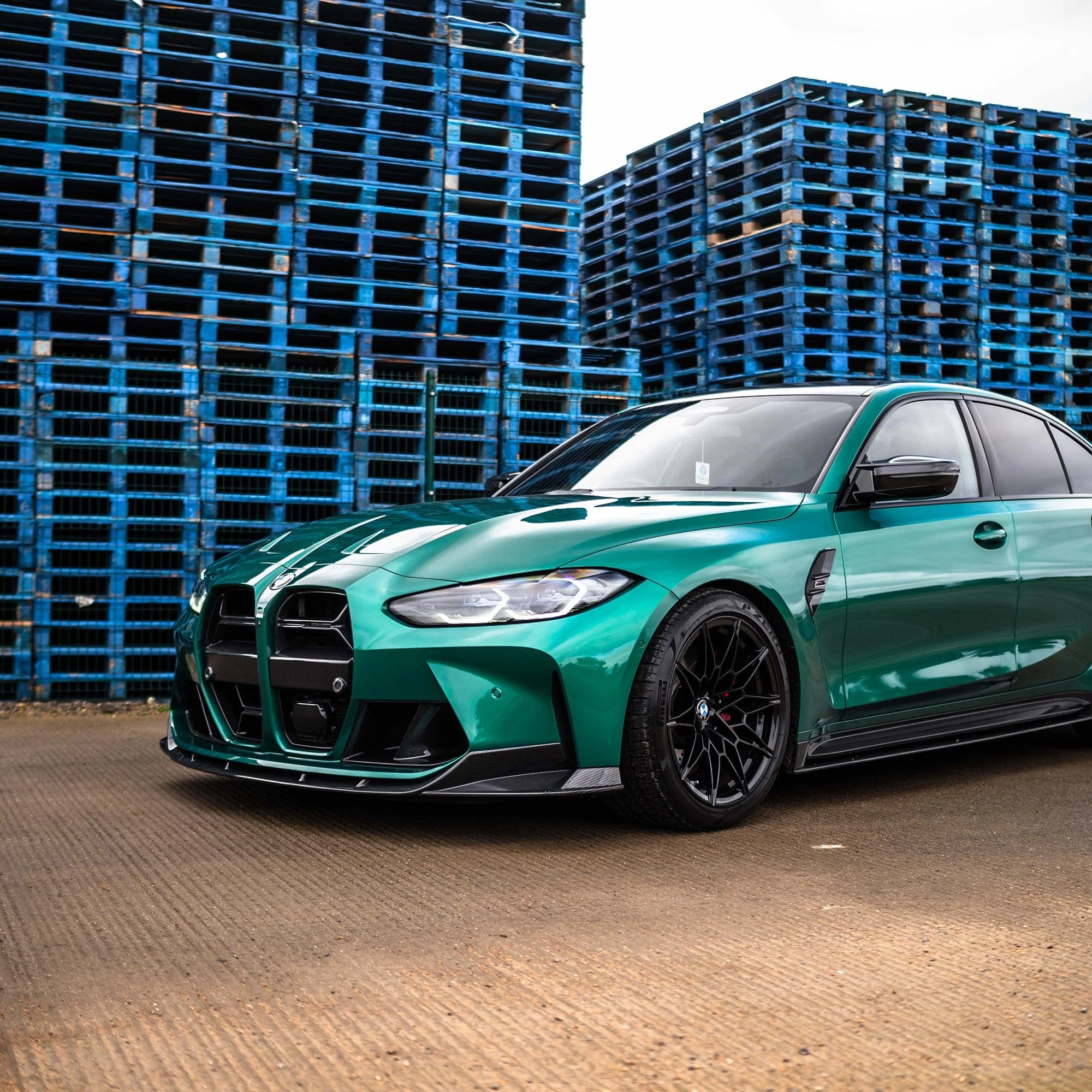 CT CARBON FULL KIT BMW M3/M4 G80/G81/G82/G83 CARBON FIBRE SPLITTER - CT DESIGN