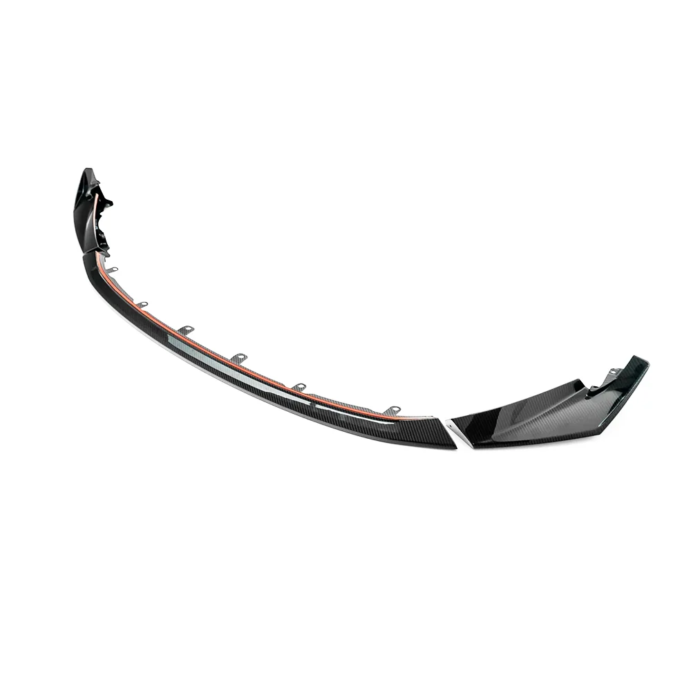 BMW M3 & M4 G80/G81/G82/G83 CARBON FIBRE SPLITTER - CSL STYLE-Splitter-CT CARBON-CT Carbon - High-quality carbon fiber and gloss black aerodynamic parts for premium sports and luxury vehicles.