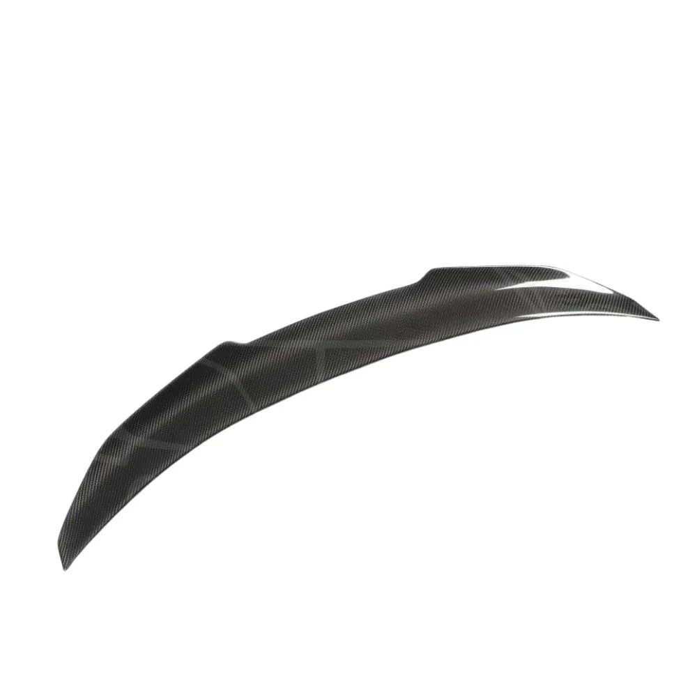 BMW M4 F82 CARBON FIBRE SPOILER - DUCKTAIL PS STYLE-Spoiler-CT CARBON-CT Carbon - High-quality carbon fiber and gloss black aerodynamic parts for premium sports and luxury vehicles.