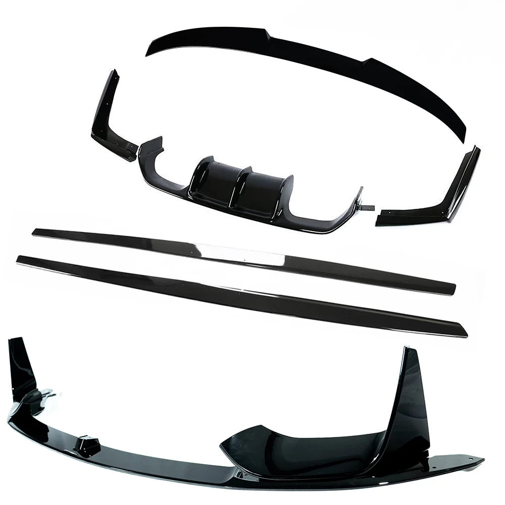 BMW M4 (F82) COUPE FULL GLOSS BLACK KIT-Kit-BLAK BY CT-CT Carbon - High-quality carbon fiber and gloss black aerodynamic parts for premium sports and luxury vehicles.