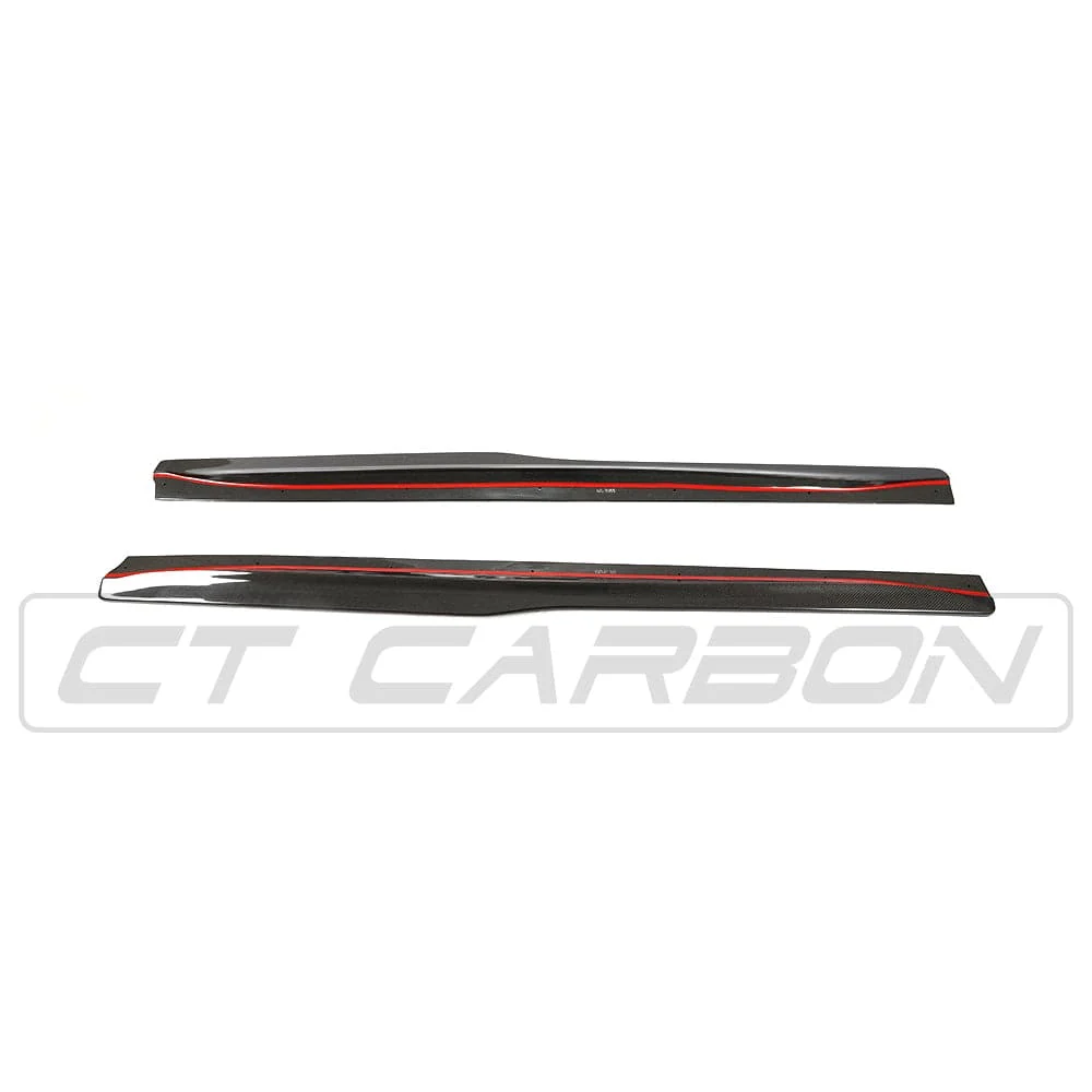 CT CARBON Splitter BMW M4 (F82 F83) CARBON FIBRE SIDE SKIRTS - PS STYLE