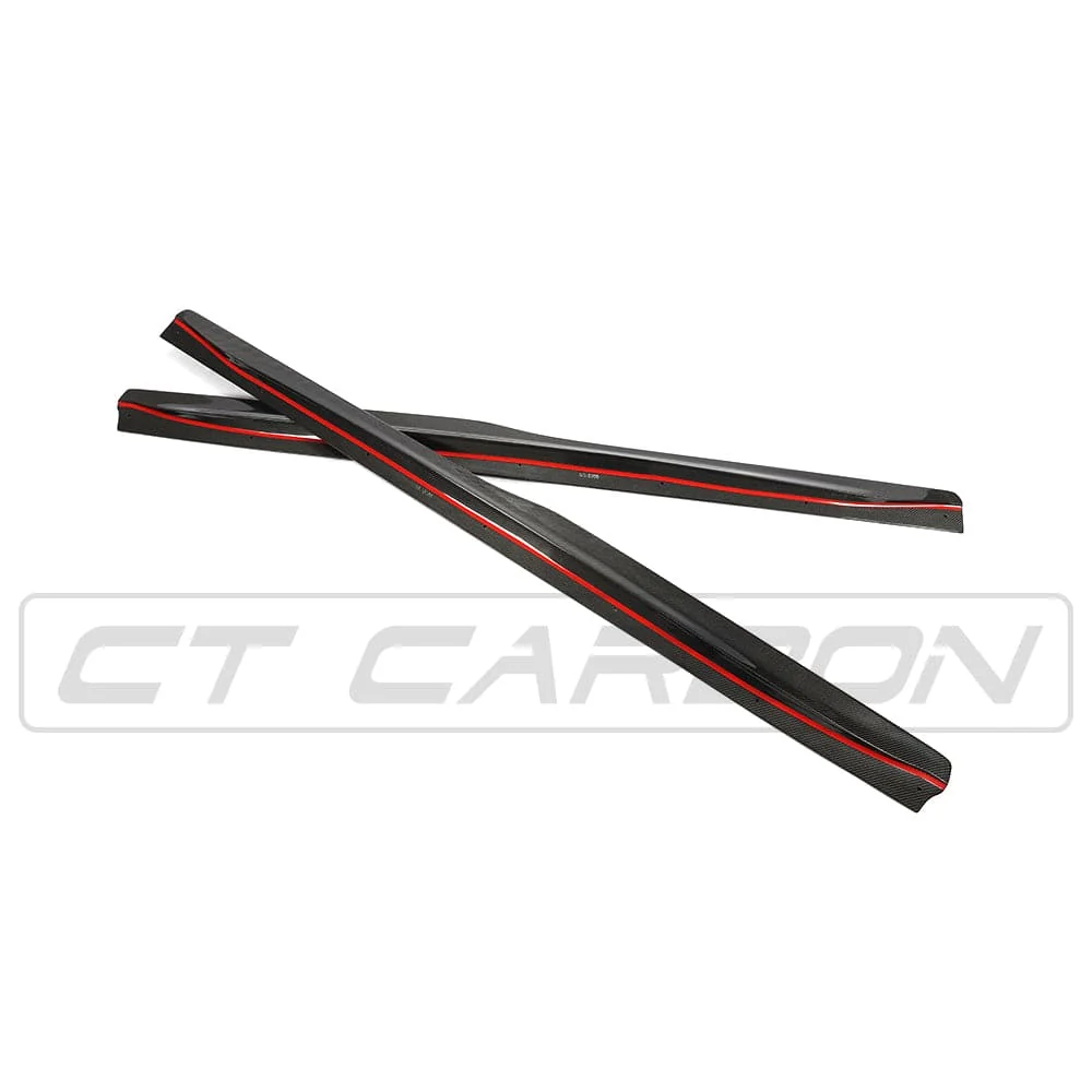 CT CARBON Splitter BMW M4 (F82 F83) CARBON FIBRE SIDE SKIRTS - PS STYLE