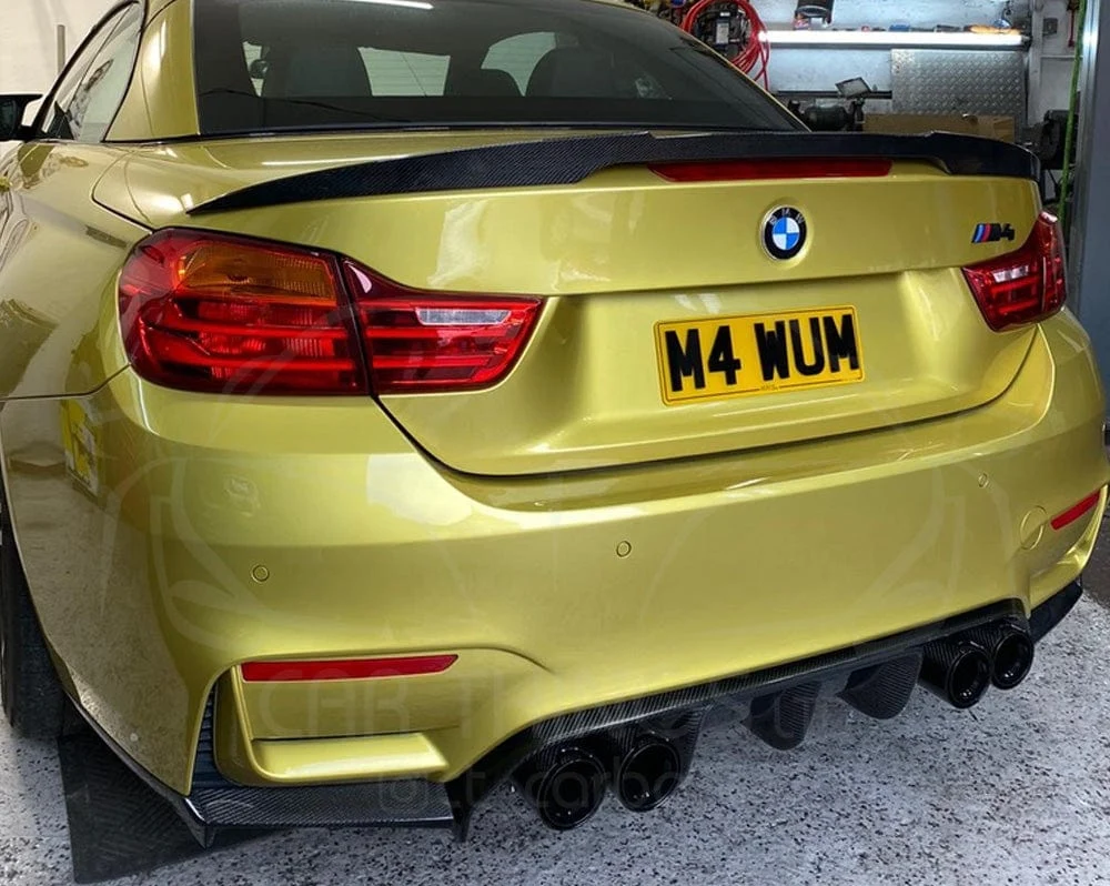 CT CARBON Spoiler BMW M4 F83 & F33 4 SERIES CARBON FIBRE SPOILER - V STYLE