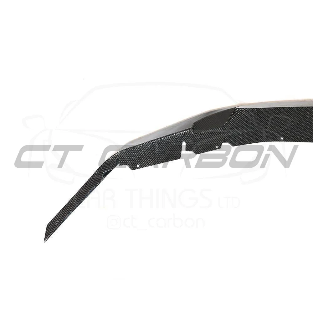 BMW M5 F90 CARBON FIBRE SPLITTER - GTS STYLE-Splitter-CT CARBON-CT Carbon - High-quality carbon fiber and gloss black aerodynamic parts for premium sports and luxury vehicles.