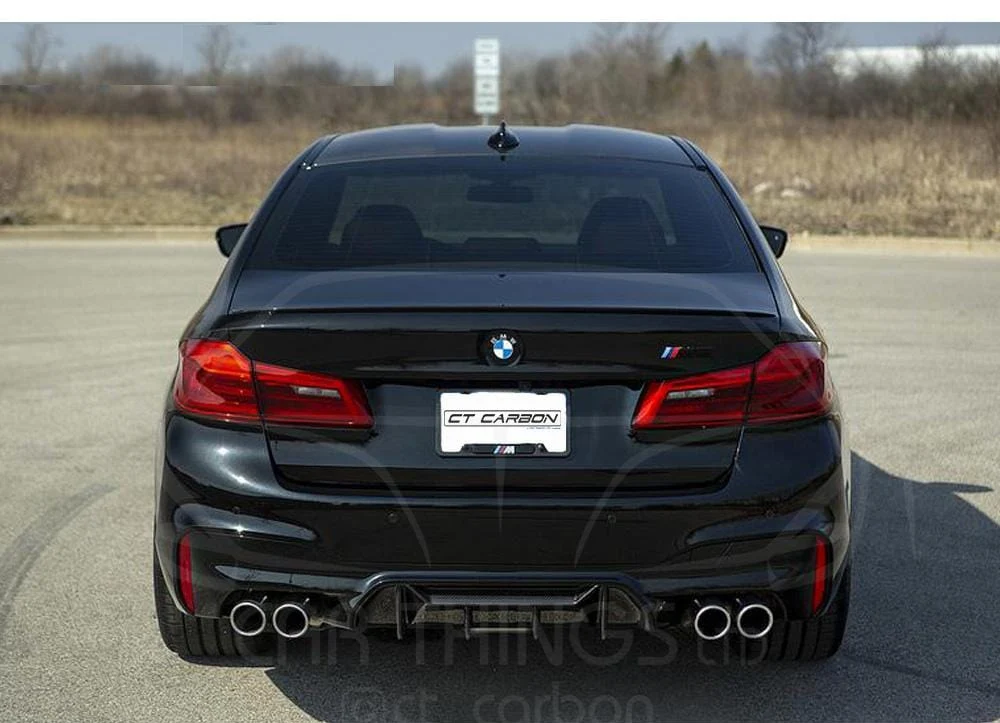 CT CARBON Splitter BMW M5 F90 CARBON FIBRE DIFFUSER - MP STYLE