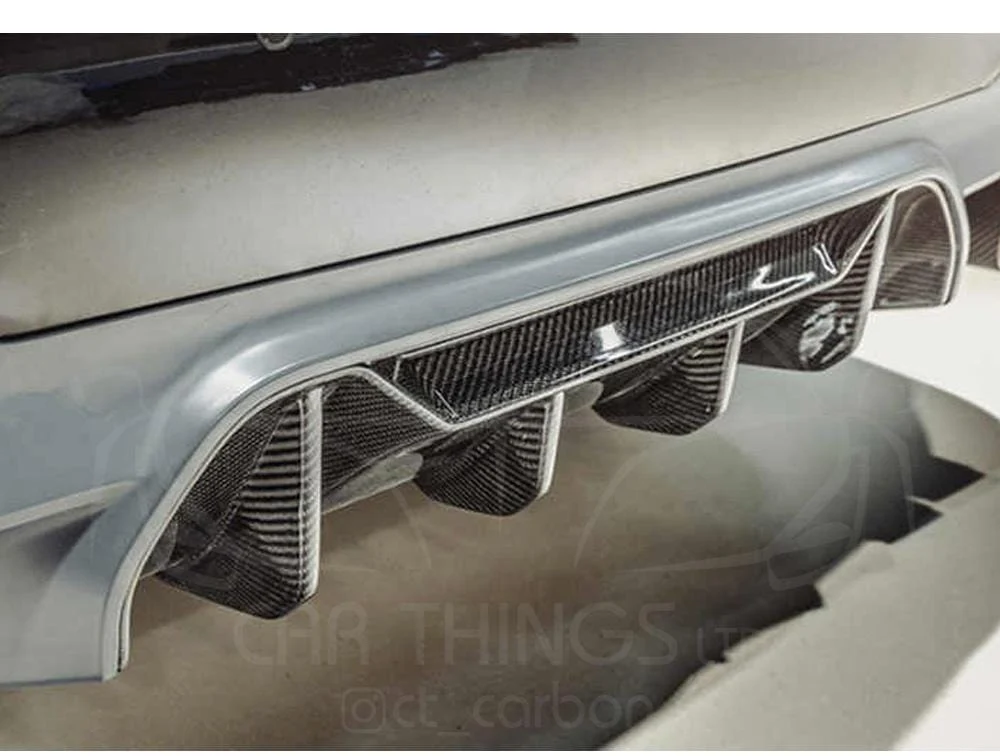 CT CARBON Splitter BMW M5 F90 CARBON FIBRE DIFFUSER - MP STYLE