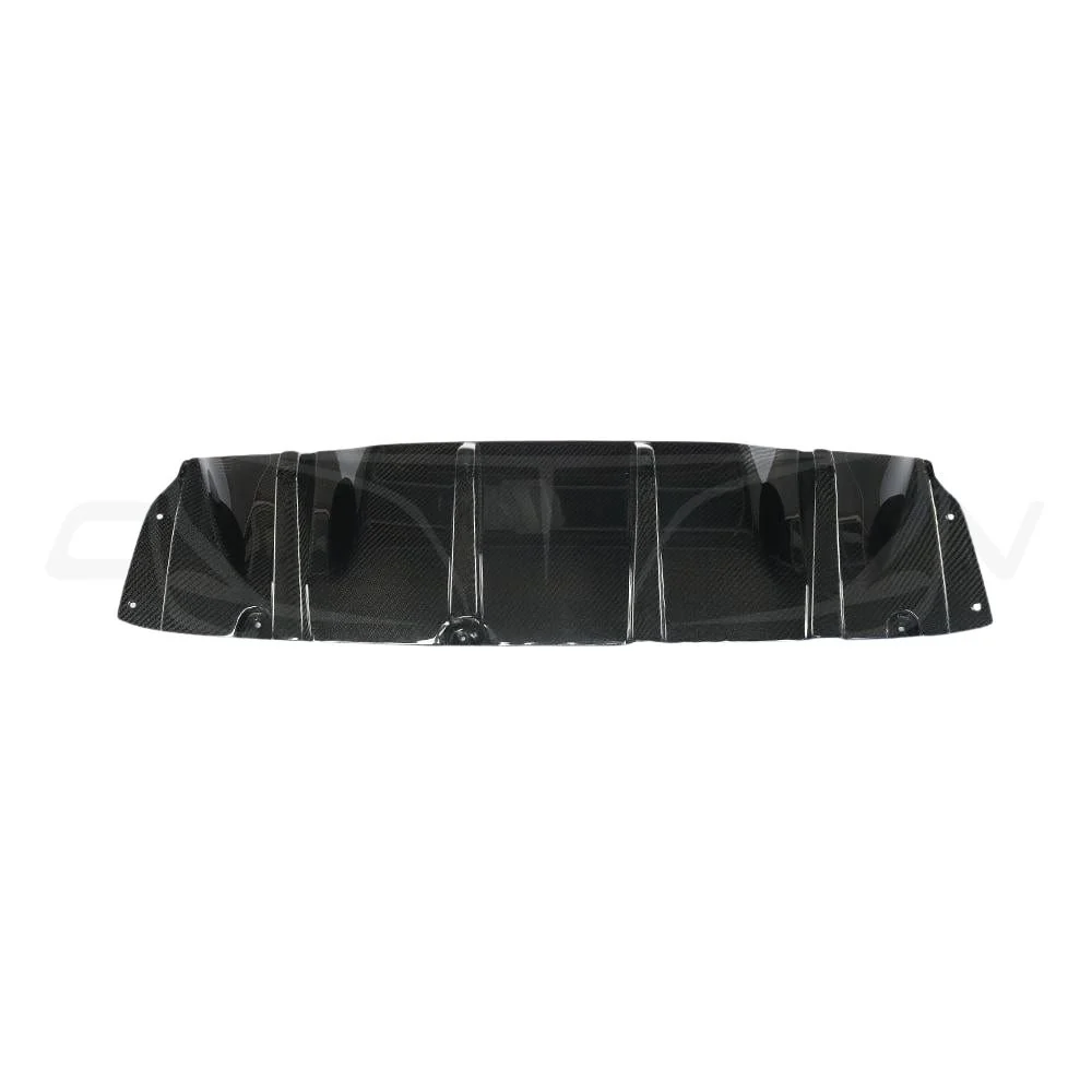 BMW M5 F90 CARBON FIBRE DIFFUSER - MP STYLE-Diffuser-CT CARBON-CT Carbon - High-quality carbon fiber and gloss black aerodynamic parts for premium sports and luxury vehicles.