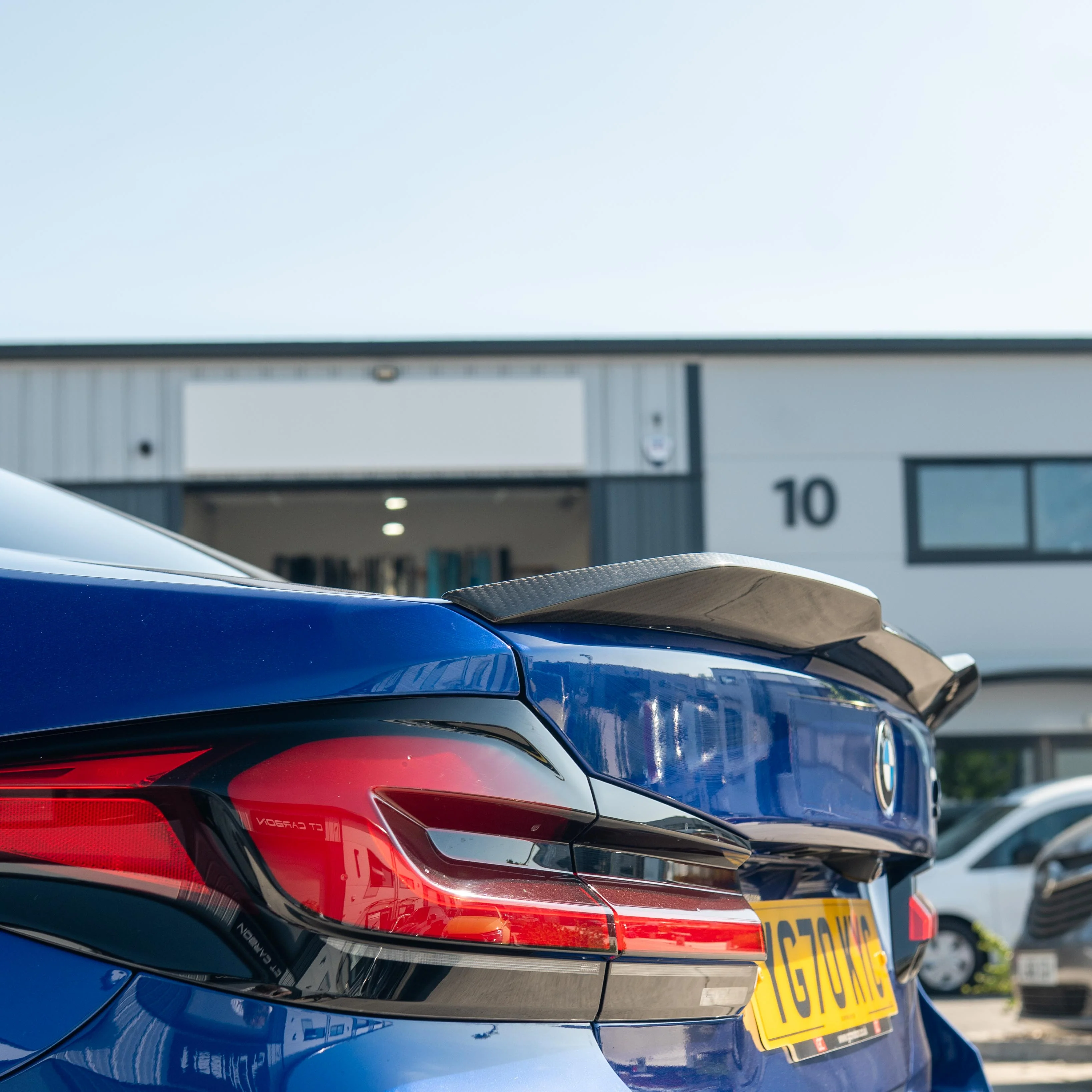 BMW M5 F90 & G30 5 SERIES CARBON FIBRE SPOILER - MP STYLE-Spoiler-CT CARBON-CT Carbon - High-quality carbon fiber and gloss black aerodynamic parts for premium sports and luxury vehicles.