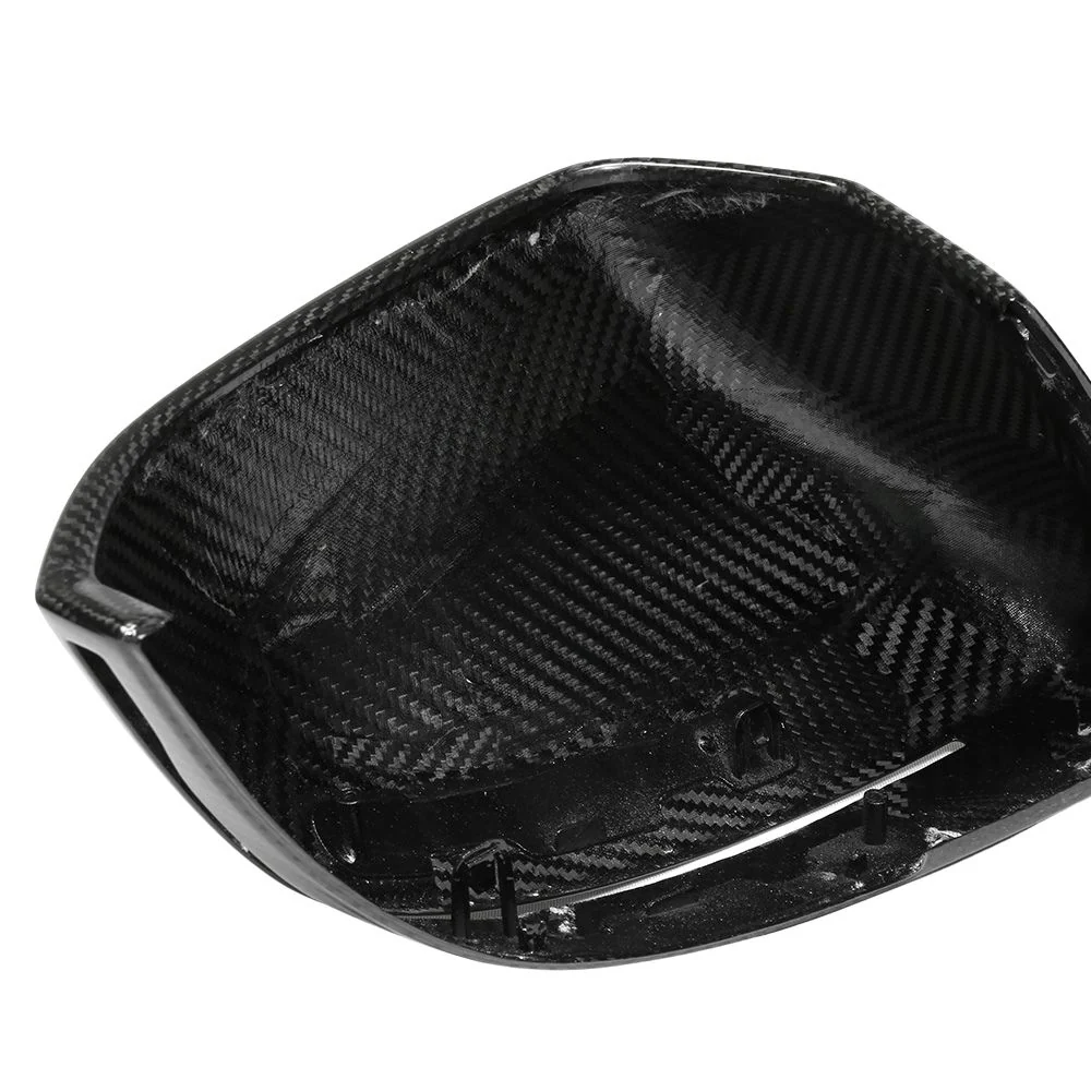 BMW M5 G90, 5 SERIES & i5 M60 G60 PRE-PREG CARBON FIBRE MIRRORS V2 - LHD-Accessories-CT CARBON-CT Carbon - High-quality carbon fiber and gloss black aerodynamic parts for premium sports and luxury vehicles.