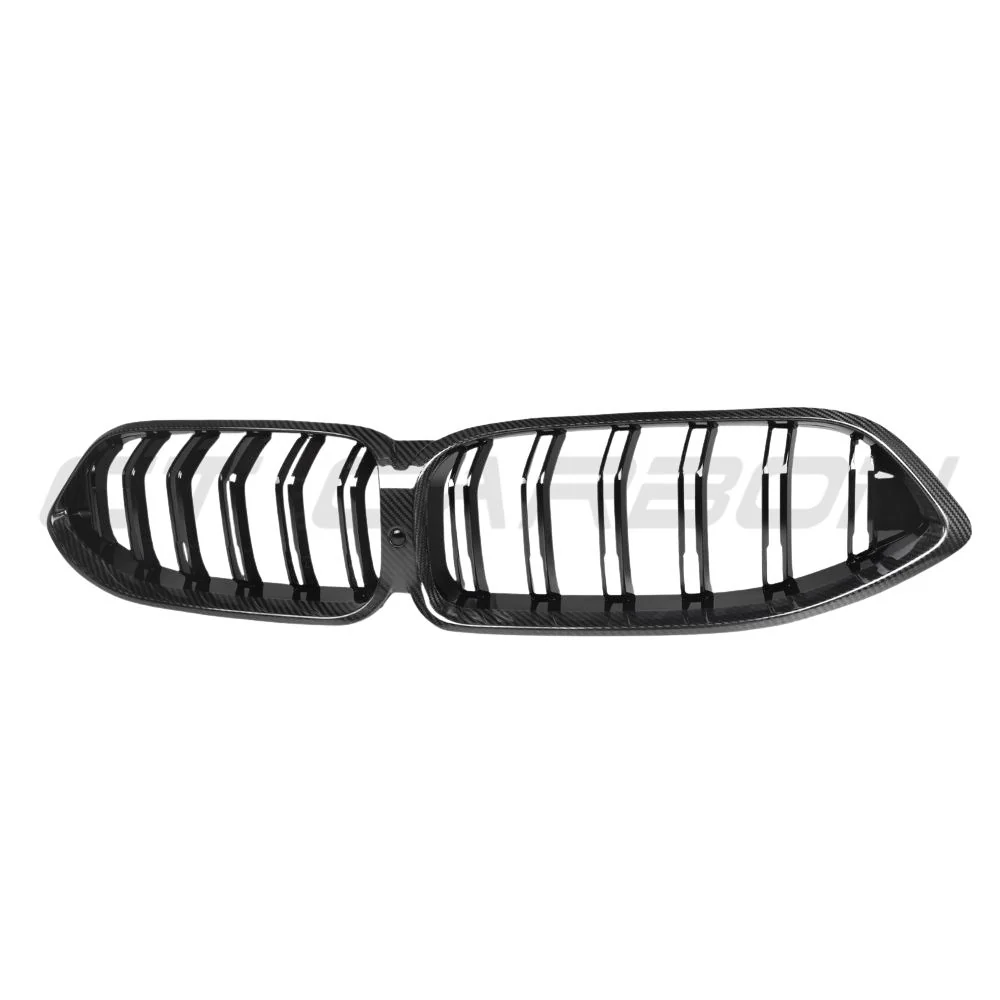 BMW M8 F91/F92/F93 2019+ CARBON FIBRE GRILLE-Accessories-CT CARBON-CT Carbon - High-quality carbon fiber and gloss black aerodynamic parts for premium sports and luxury vehicles.