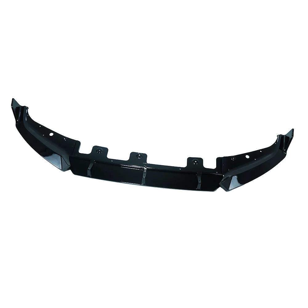 BMW U11 X1 2023+ GLOSS BLACK SPLITTER V1-Splitter-BLAK BY CT-CT Carbon - High-quality carbon fiber and gloss black aerodynamic parts for premium sports and luxury vehicles.
